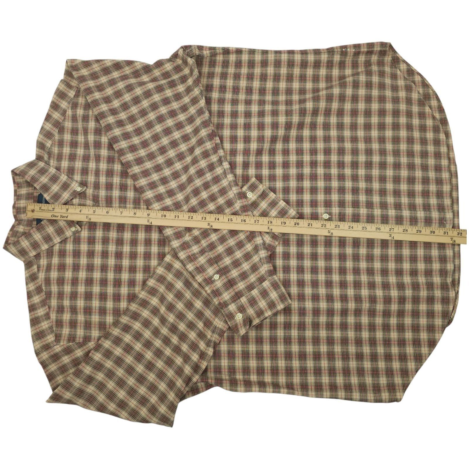 Polo Ralph Lauren Polo Ralph Lauren Shirt XXL Plaid Button Down Long Sleeve Size US XXL / EU 58 / 5 - 6 Thumbnail