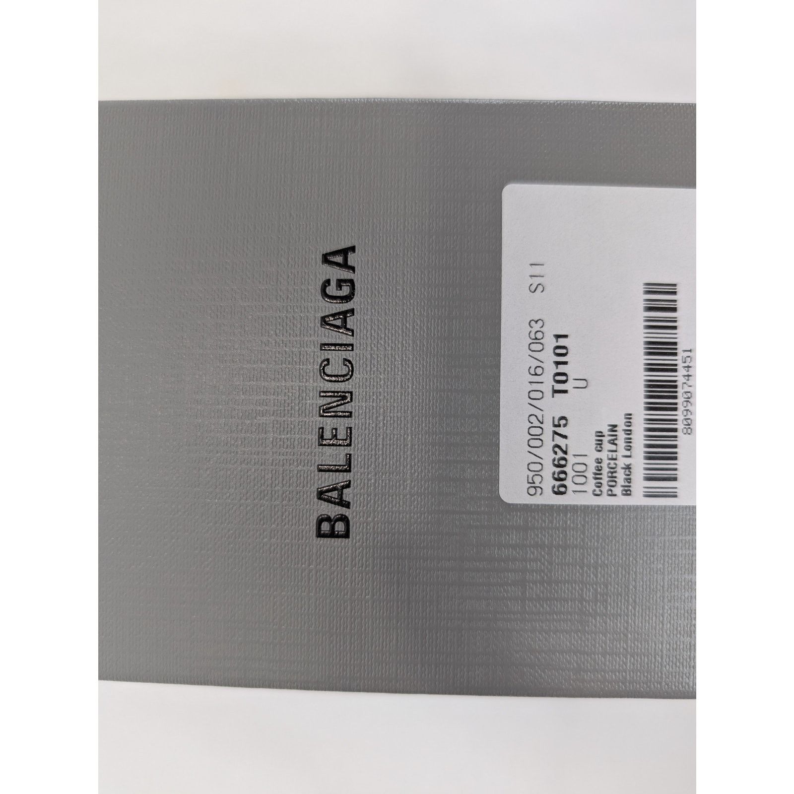 Balenciaga o1rshd1 Q:3 / Size:OS/ London Porcelain Coffee Cup Mug Black Size ONE SIZE - 11 Thumbnail