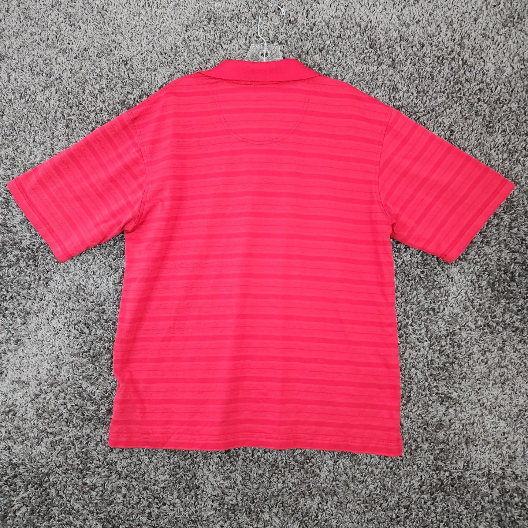 Vintage VINTAGE Pebble Beach Polo Shirt Men Short Sleeve Golf L Red Striped Polo Mens L Red Striped Pebble Beach Golf Shirt Size US L / EU 52-54 / 3 - 5 Thumbnail