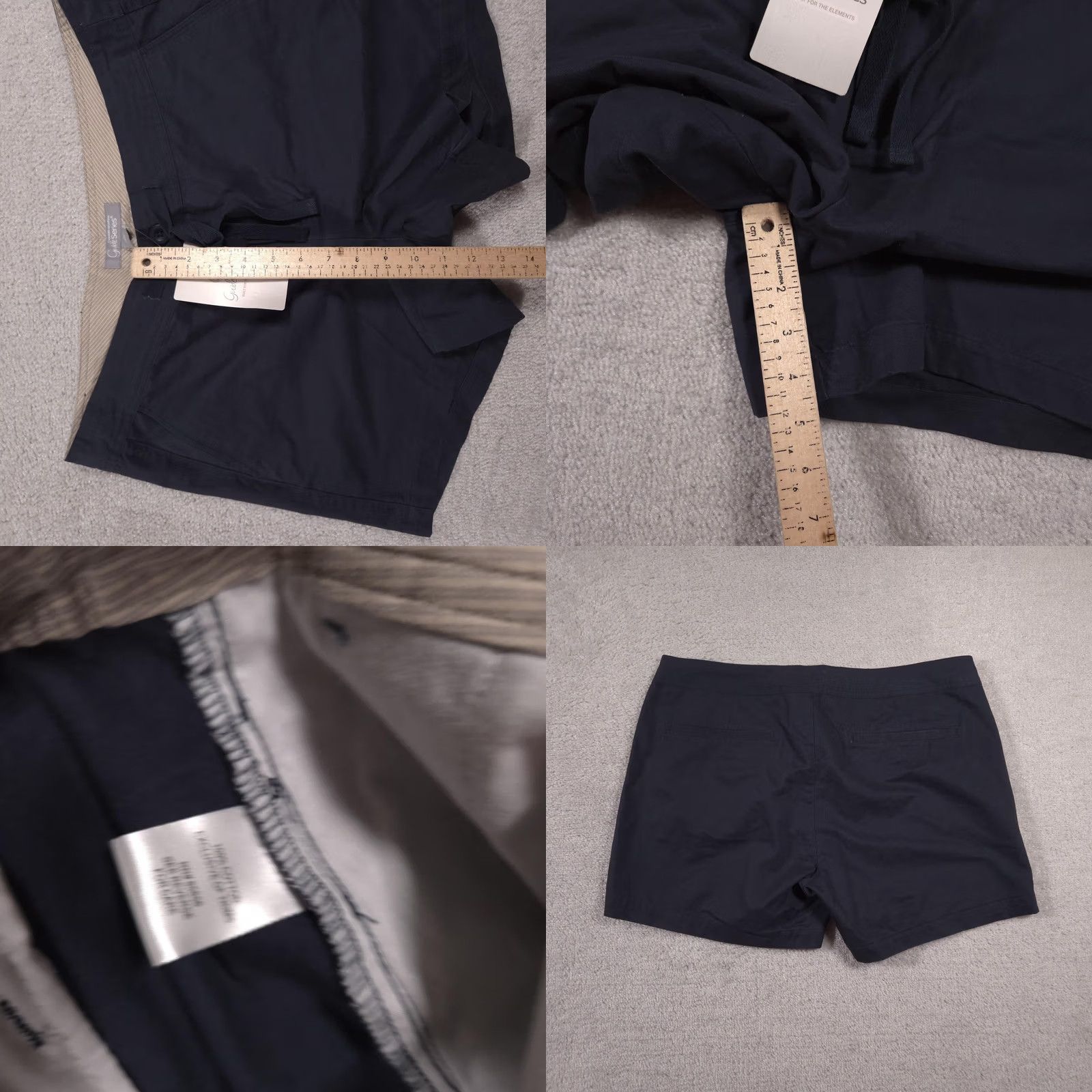 Vintage Gander Mountain Guide Series Shorts Womens 14 Navy Blue Hiking Outdoor Pockets Size 36" / US 14 / IT 50 - 8 Thumbnail