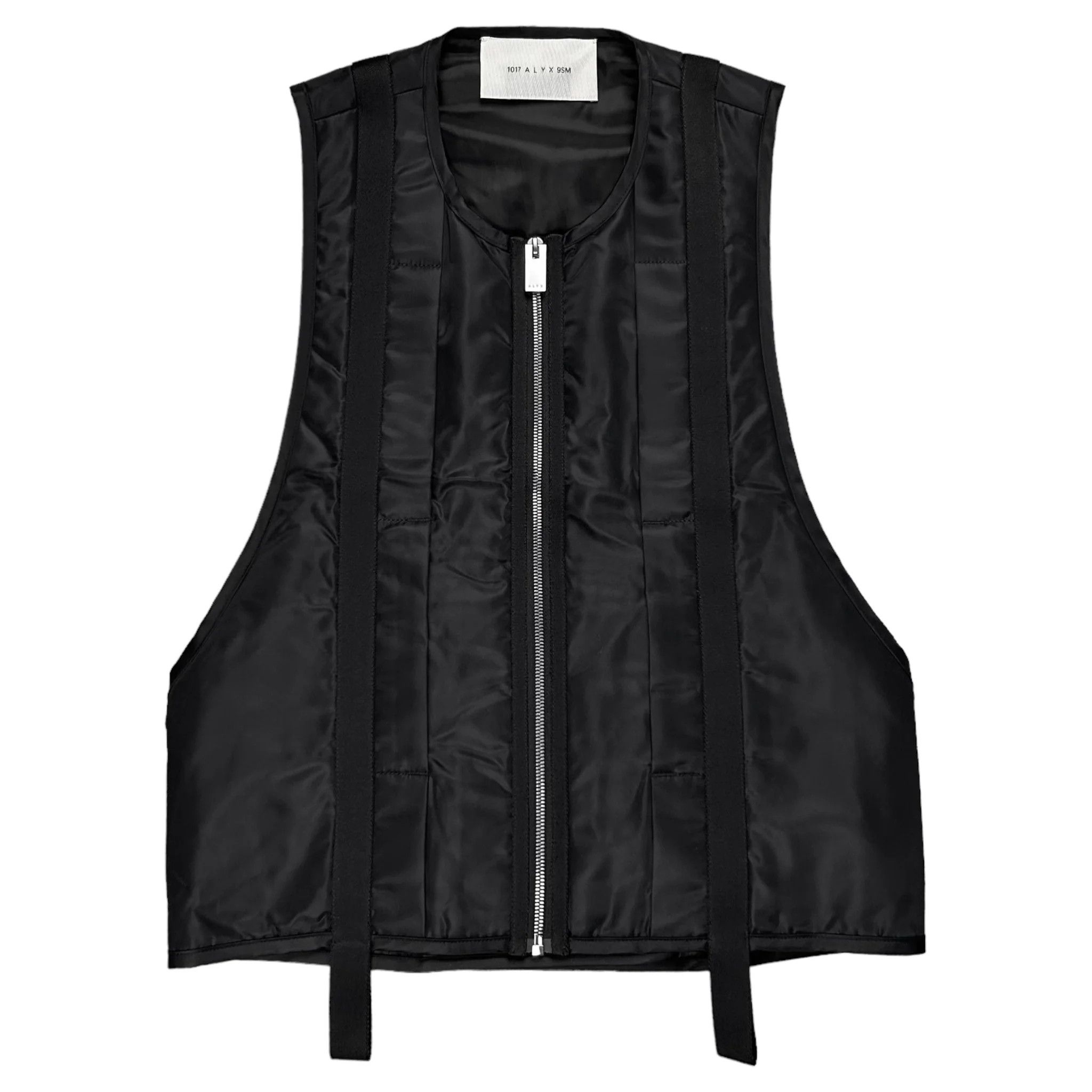 image of Alyx Velcro Panel Zip Vest - Ss22 in Black, Men's (Size XL)