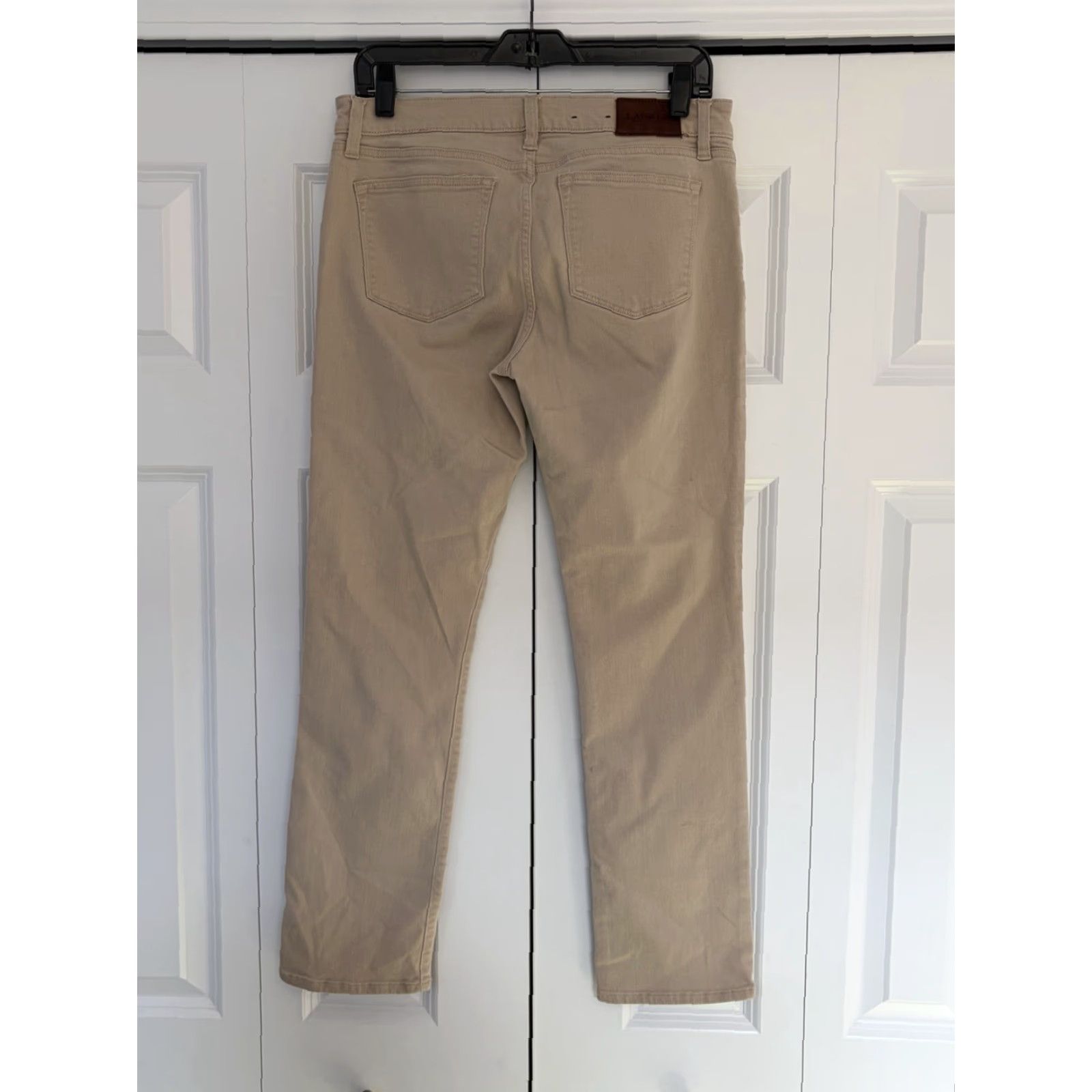 Ralph Lauren Lauren Ralph Lauren Jeans Womens Modern Straight Leg Denim Beige sz 8 Size 30" / US 8 / IT 44 - 2 Thumbnail