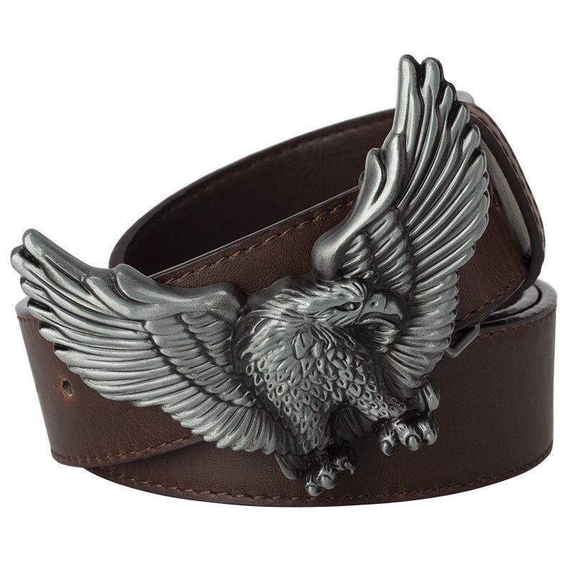 Designer Modern Vintage Belt Riveted Belts Menswear Accessories Size ONE SIZE - 6 Thumbnail