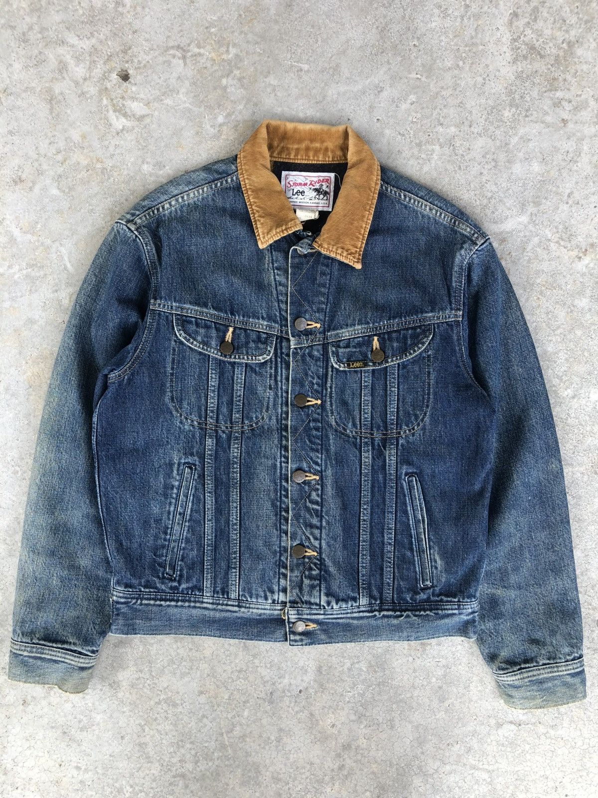 Lee Vintage 70s Lee Storm Rider denim tracker jacket | Grailed