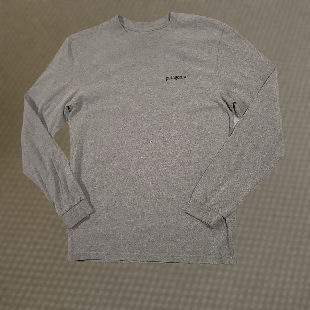 Patagonia Patagonia Shirt Adult S Gray Responsibili Tee Long Sleeve Sustainable Mens Shirt Size US S / EU 44-46 / 1 - 1 Thumbnail