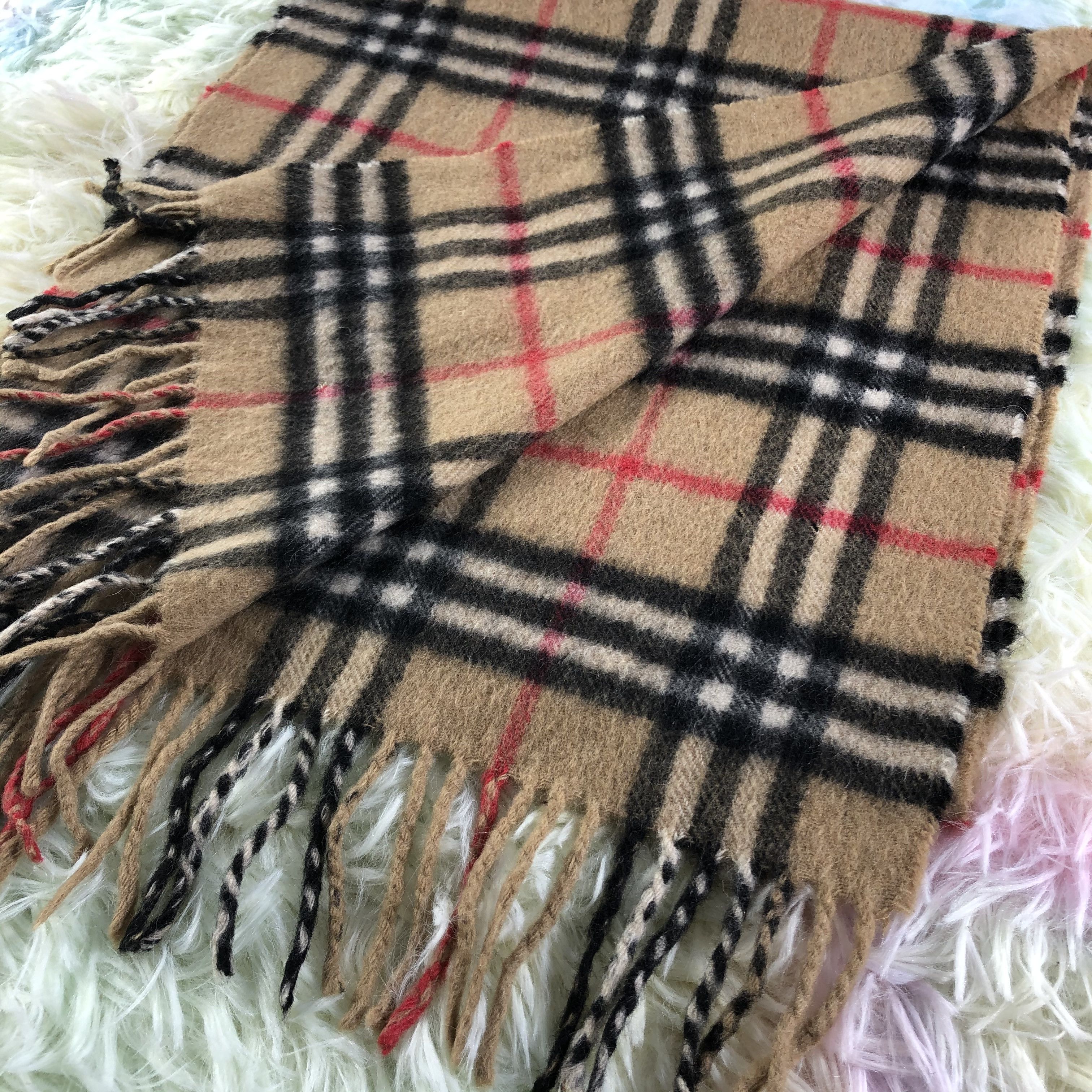 Burberry × Vintage Burberry Scarf / Muffler / Neckwear - KM438 Size ONE SIZE - 4 Thumbnail