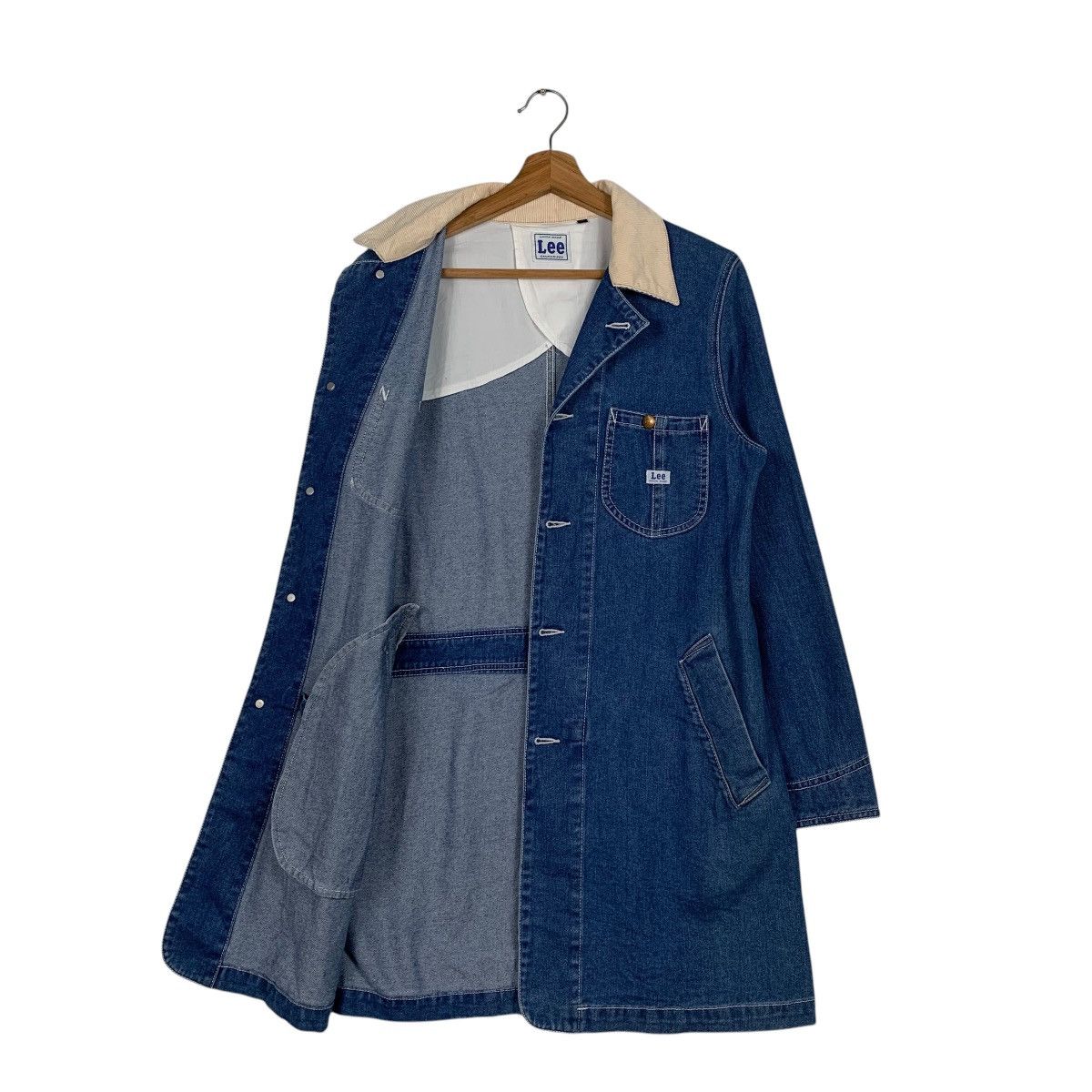 Lee Vintage Lee Sanforized Denim Long Jacket Size US L / EU 52-54 / 3 - 9 Thumbnail