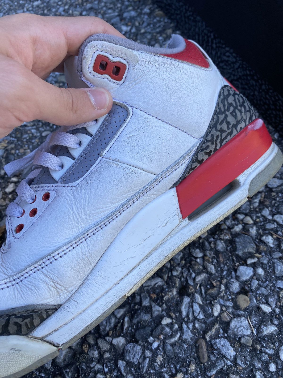 Jordan Brand Jordan 3 Fire Red, 45, streetwear, vintage, y2k Size US 11 / EU 44 - 10 Thumbnail