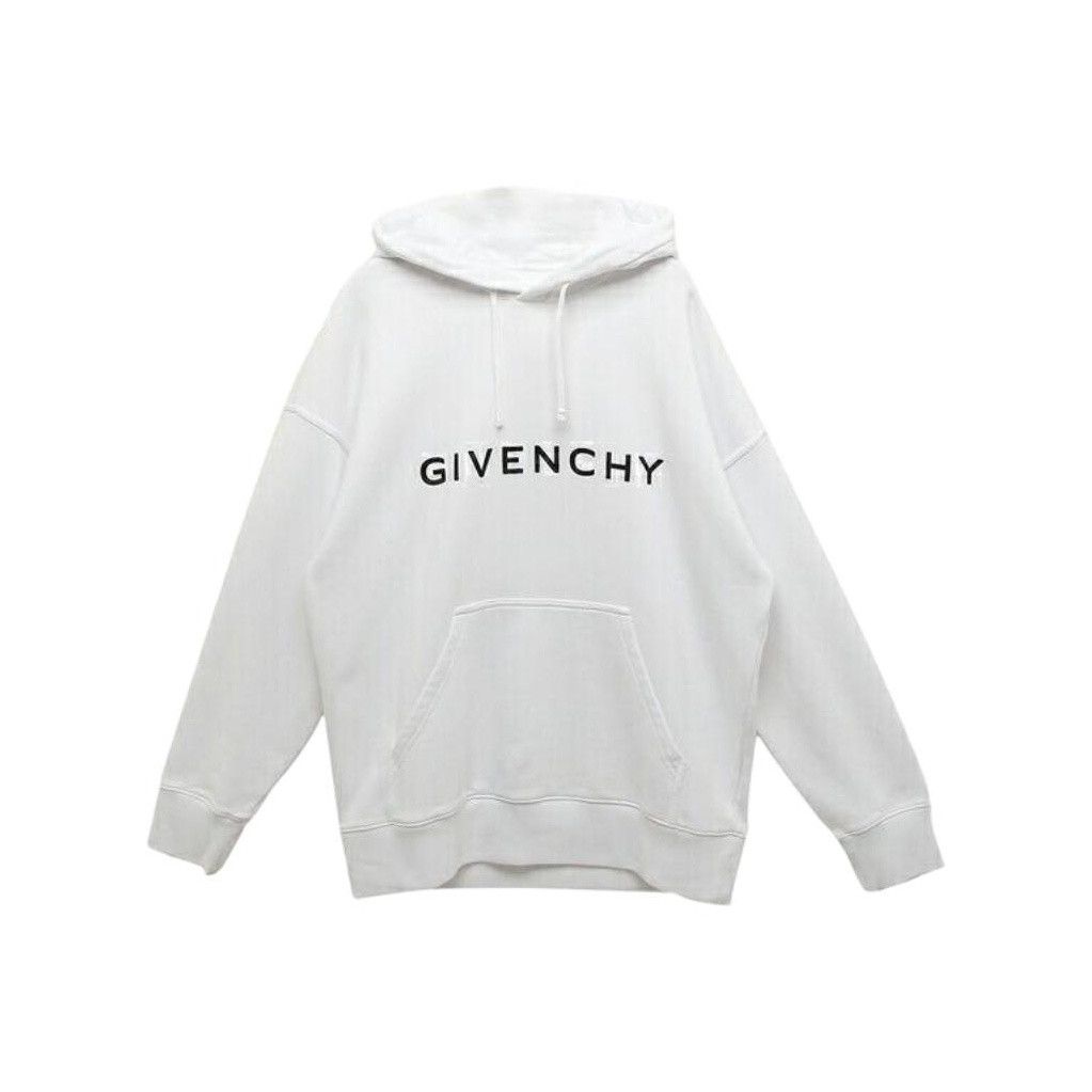 Givenchy Givenchy Logo Hoodie White Size S Size US S / EU 44-46 / 1 - 1 Thumbnail