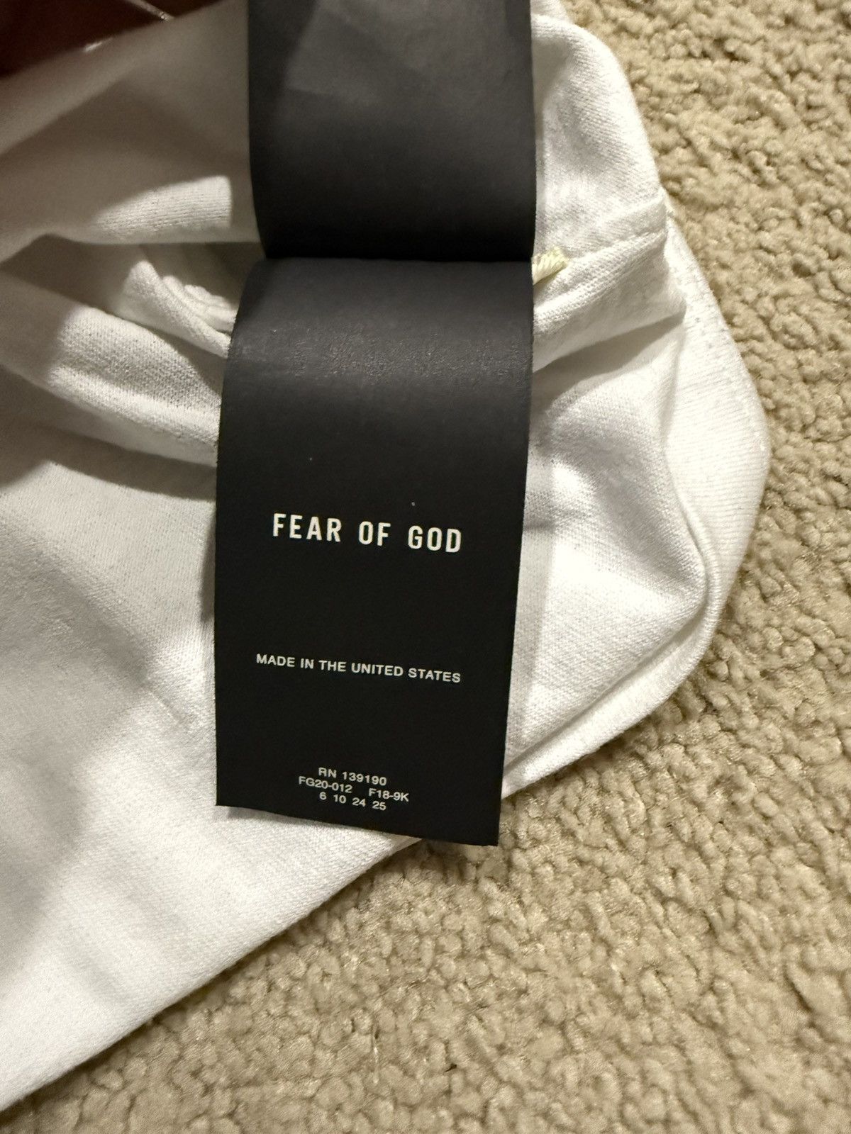 Fear of God Fear of God sixth collection white SS shirt Size US XS / EU 42 / 0 - 8 Thumbnail