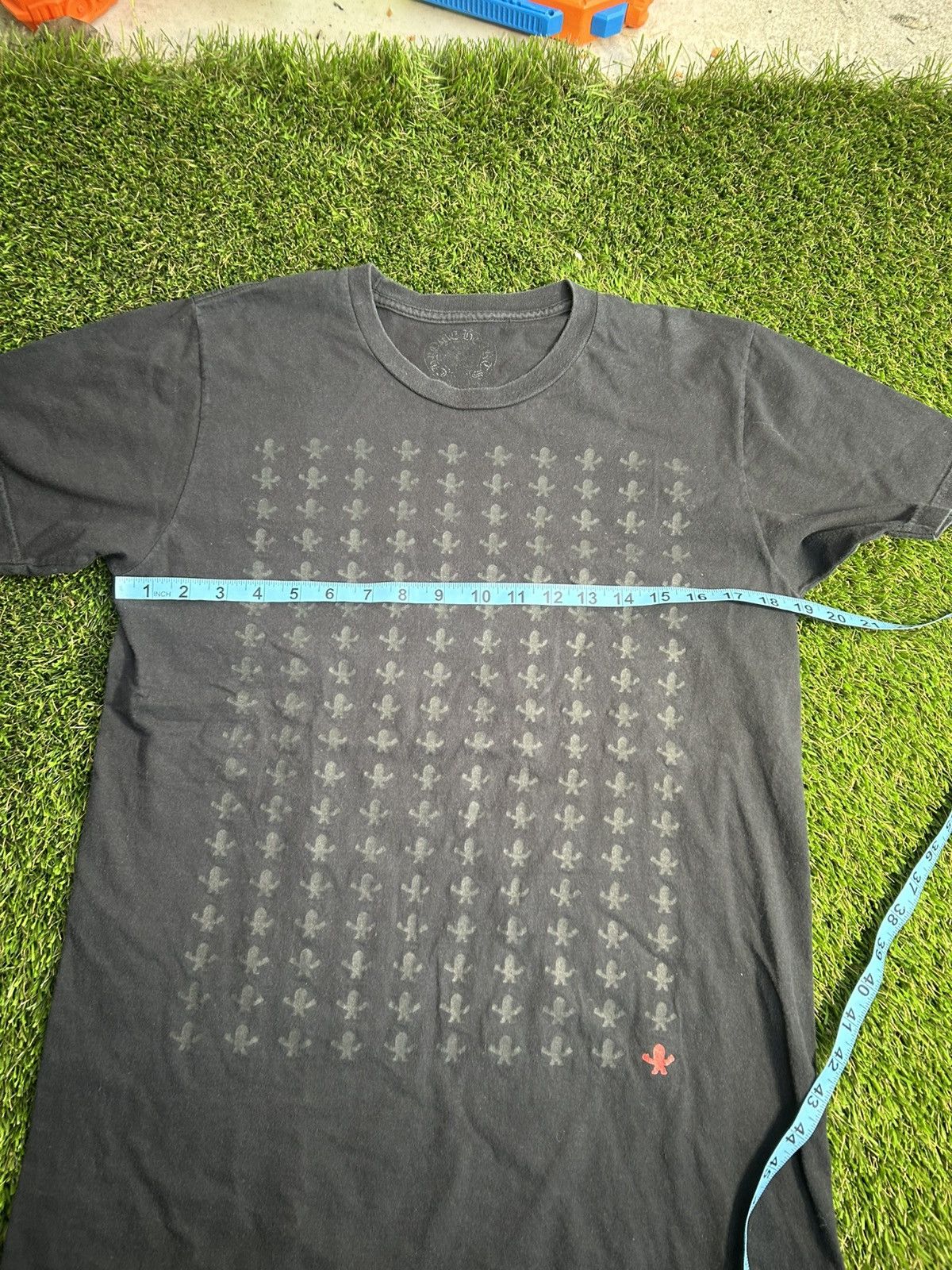 Chrome Hearts Chrome Hearts Foti Skulls Red Black Tee Size US M / EU 48-50 / 2 - 9 Thumbnail