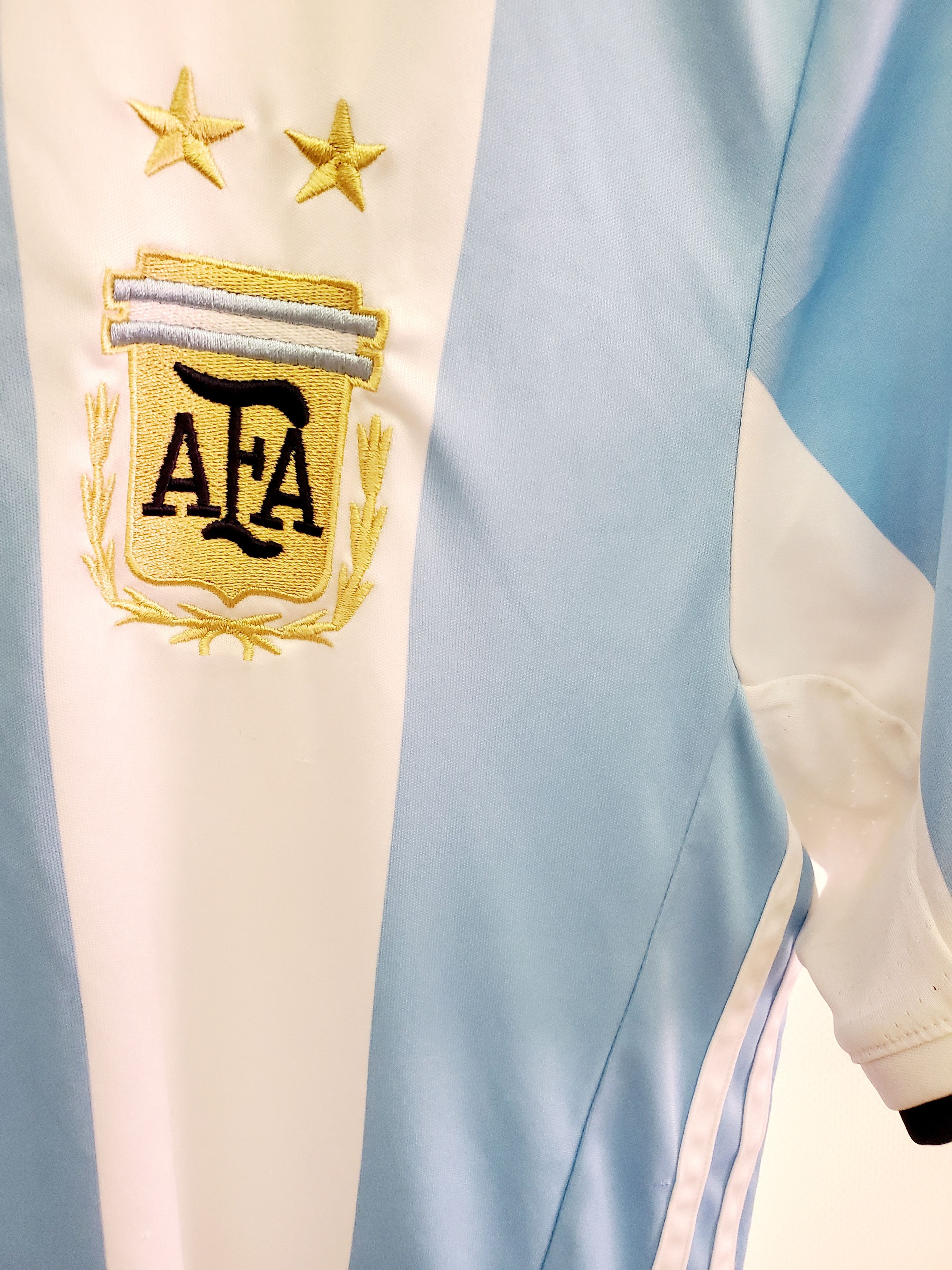 Adidas ARGENTINA 2016 2017 HOME FOOTBALL SHIRT SOCCER JERSEY S Size US S / EU 44-46 / 1 - 3 Thumbnail