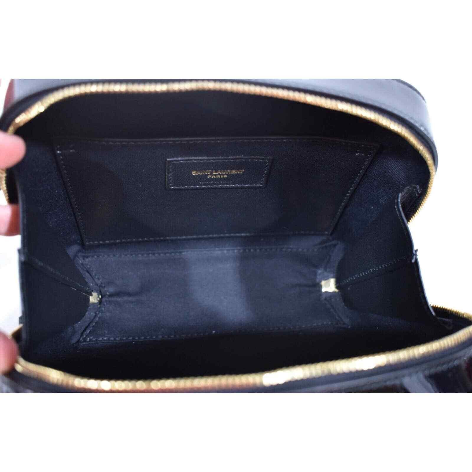 Yves Saint Laurent Saint Laurent Patent Leather Gold Crossbody Camera Bag Size ONE SIZE - 11 Thumbnail