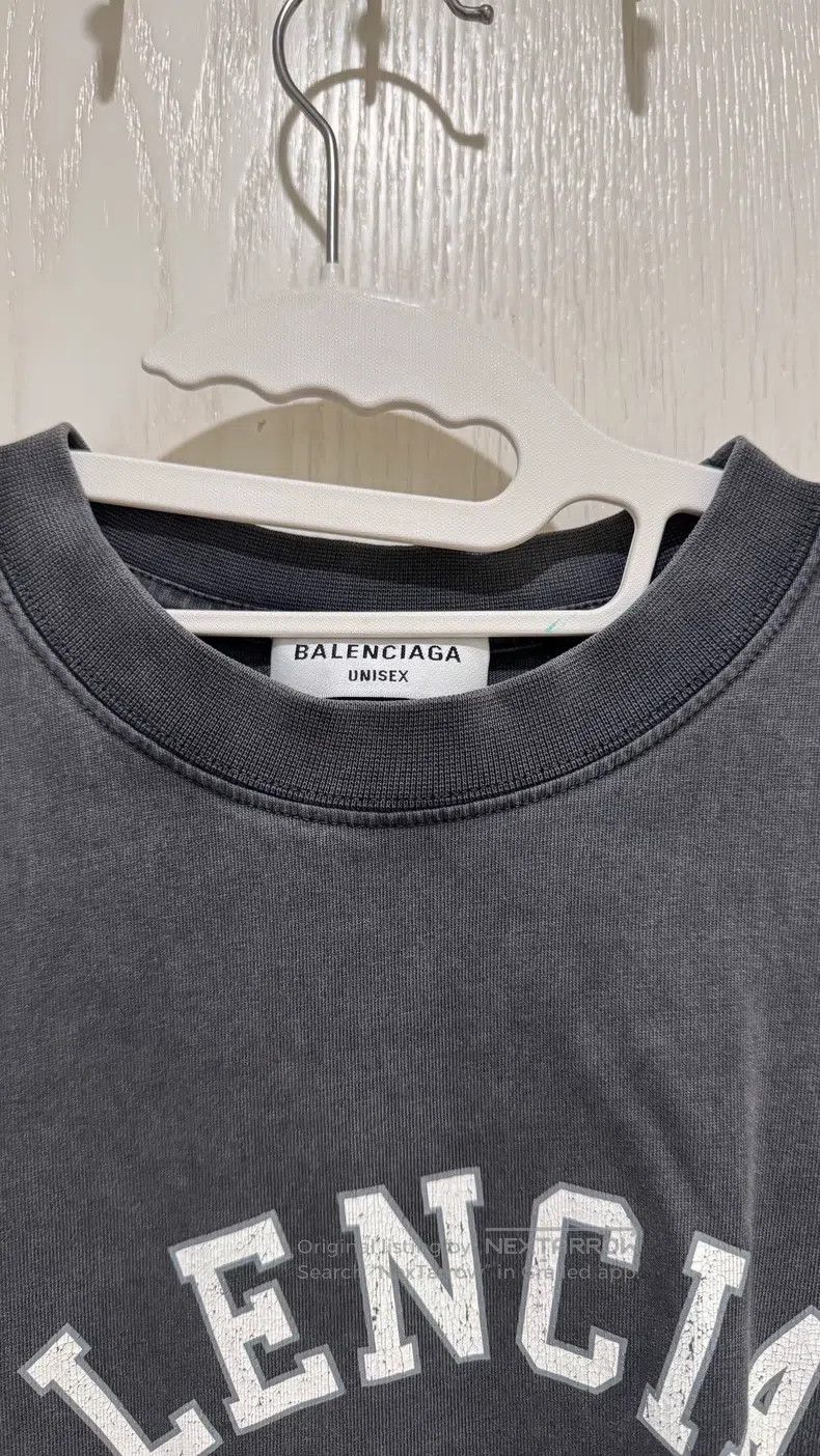 Balenciaga Balenciaga Crown Wheat Carbon Grey Short Sleeve T-Shirt, X Size US XS / EU 42 / 0 - 3 Thumbnail