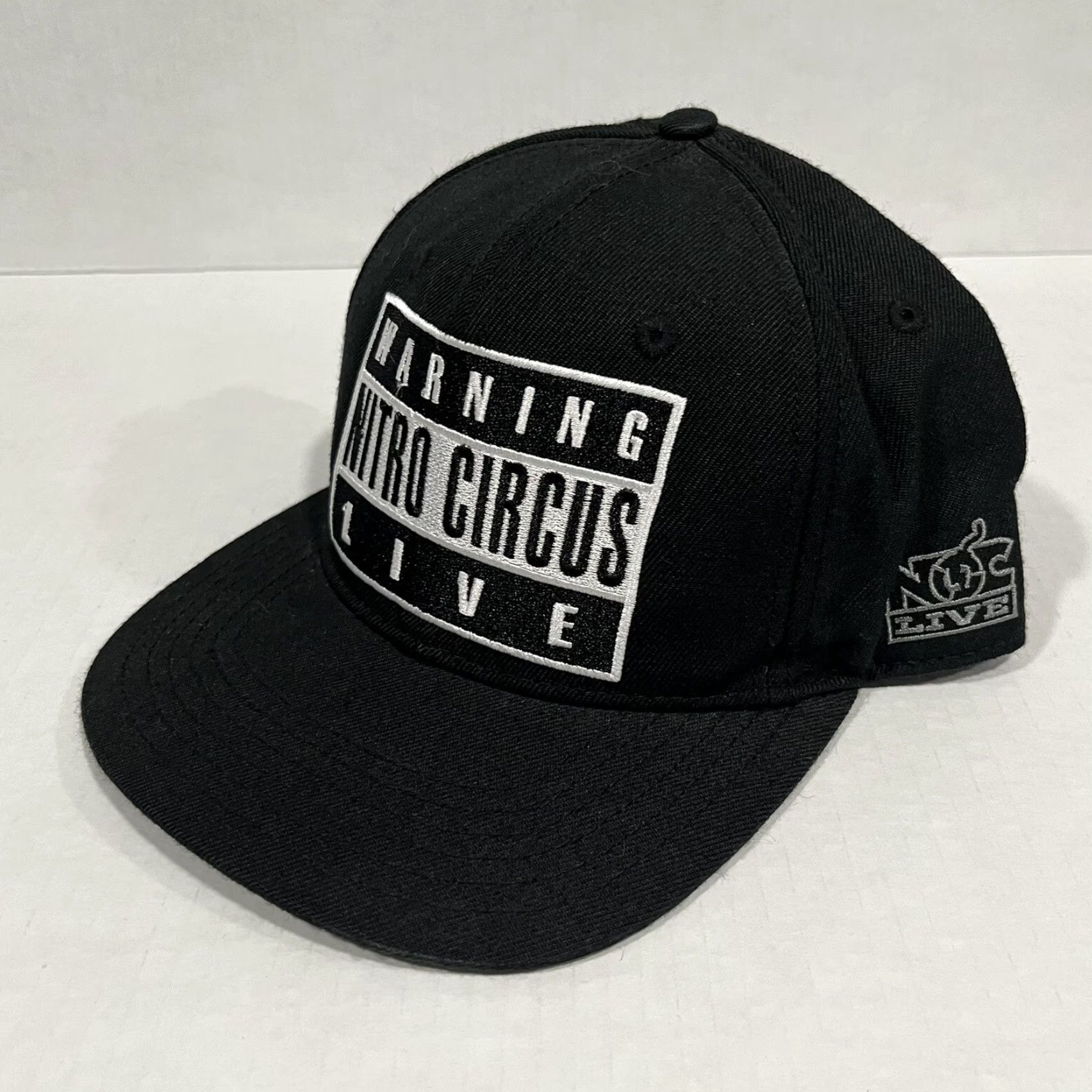 Olive Nitro Circus Hat Cap Snap Back Black Adjustable Embroidered BMX Skate Live Show Size ONE SIZE - 3 Thumbnail