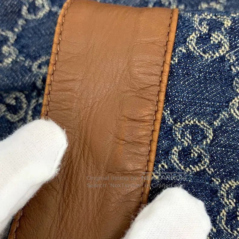 Gucci Gucci Blue Logo Denim Jacket. Size US XS / EU 42 / 0 - 8 Thumbnail