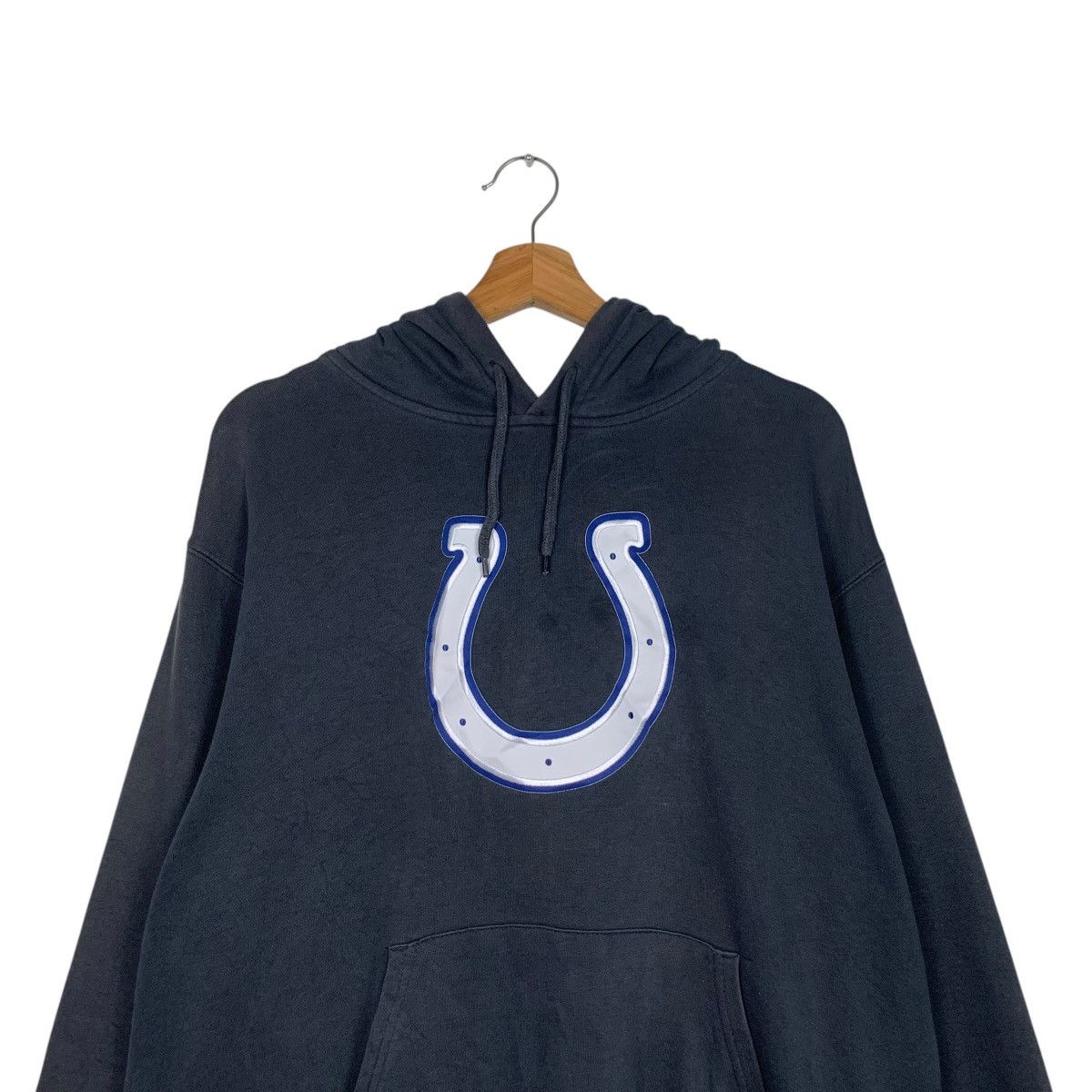 Majestic NFL INDIANAPOLIS COLTS Big Logo Pullover Hoodies #1962-C85 Size US M / EU 48-50 / 2 - 11 Thumbnail