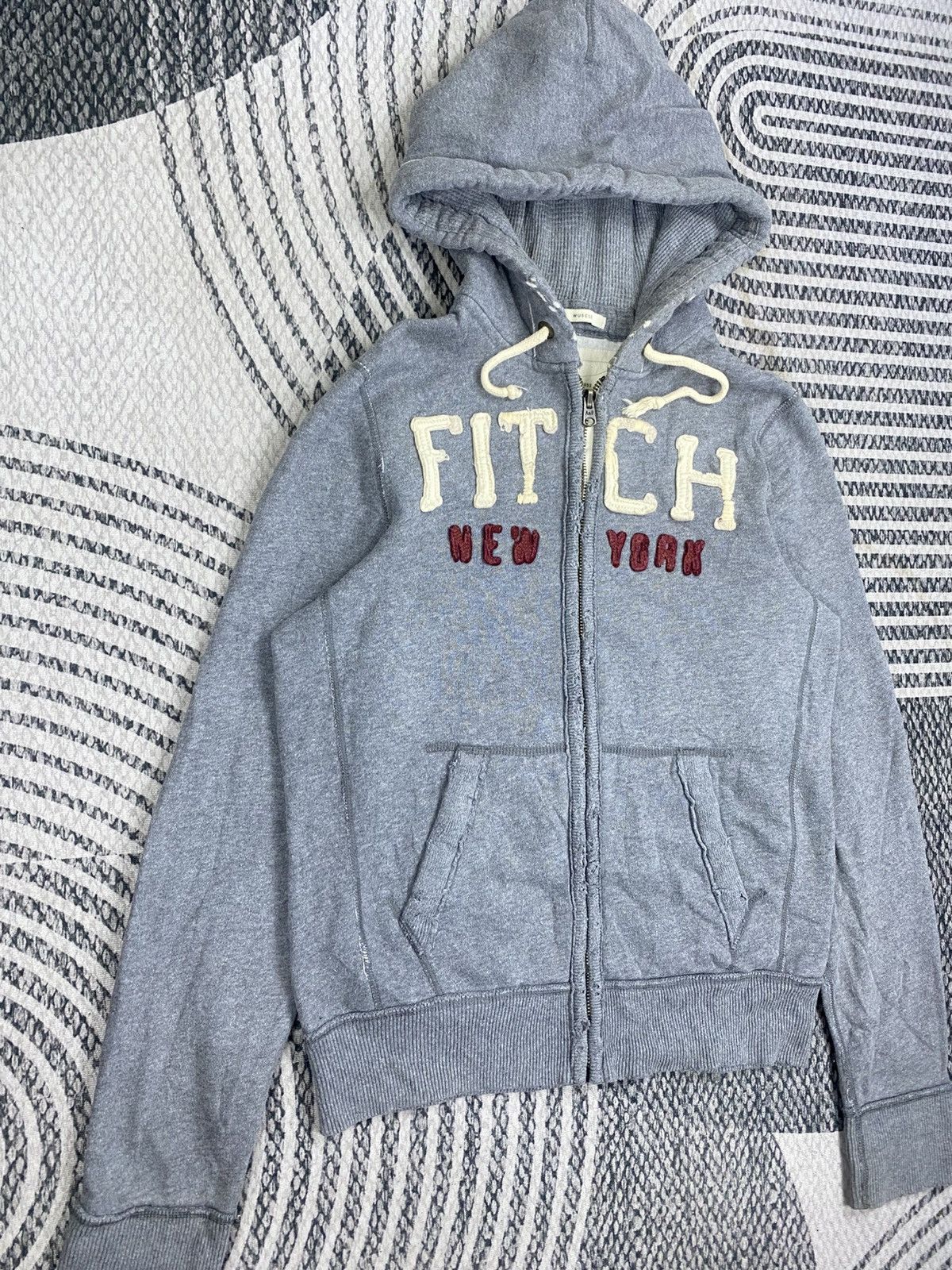 Abercrombie & Fitch Vintage Abercrombie & Fitch Zipper Hooded Size US L / EU 52-54 / 3 - 3 Thumbnail
