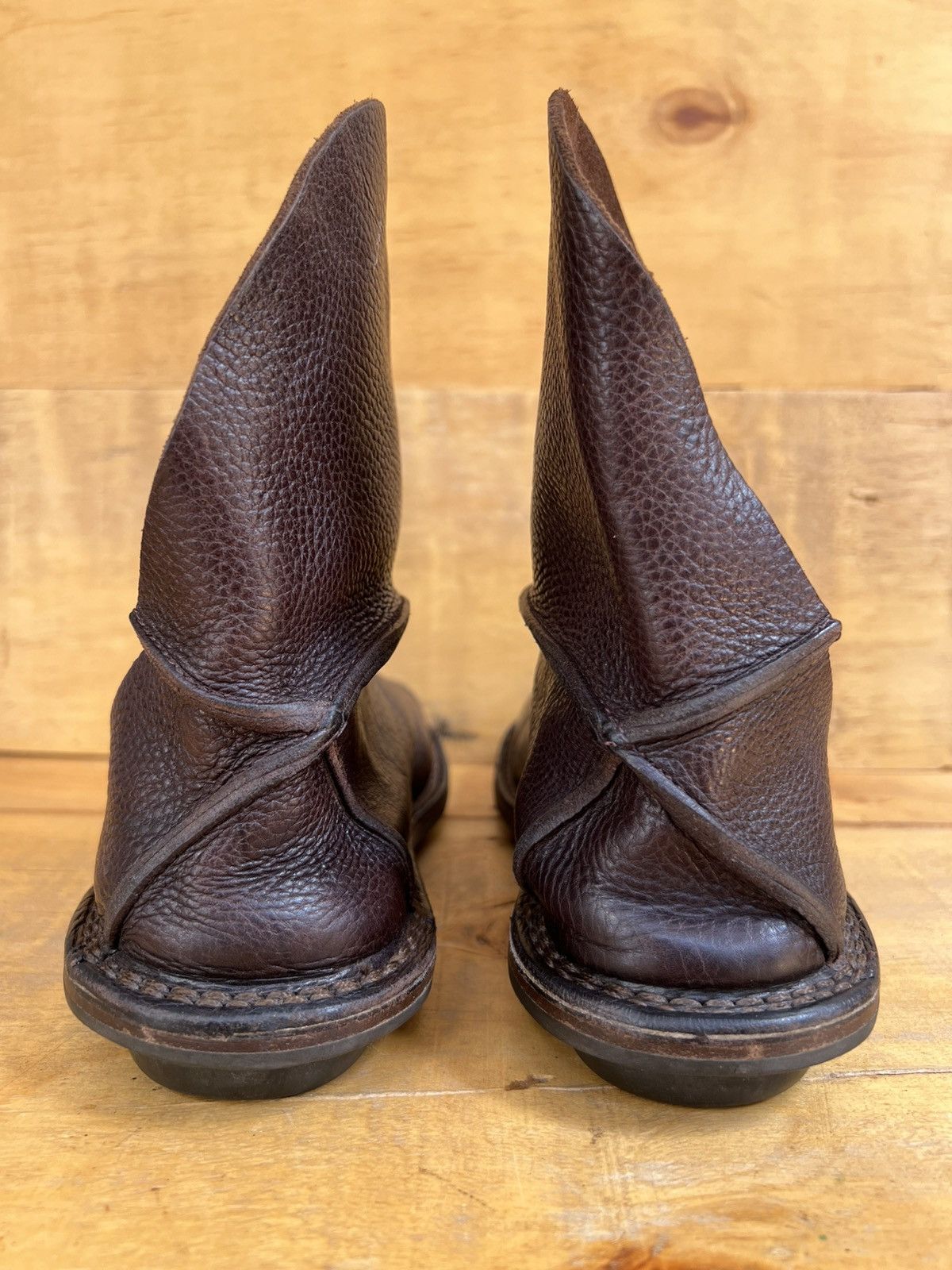 Trippen Trippen Leather Women's Brown Flat Shoes Size EU 38 / US 7 Size US 8 / IT 38 - 8 Thumbnail