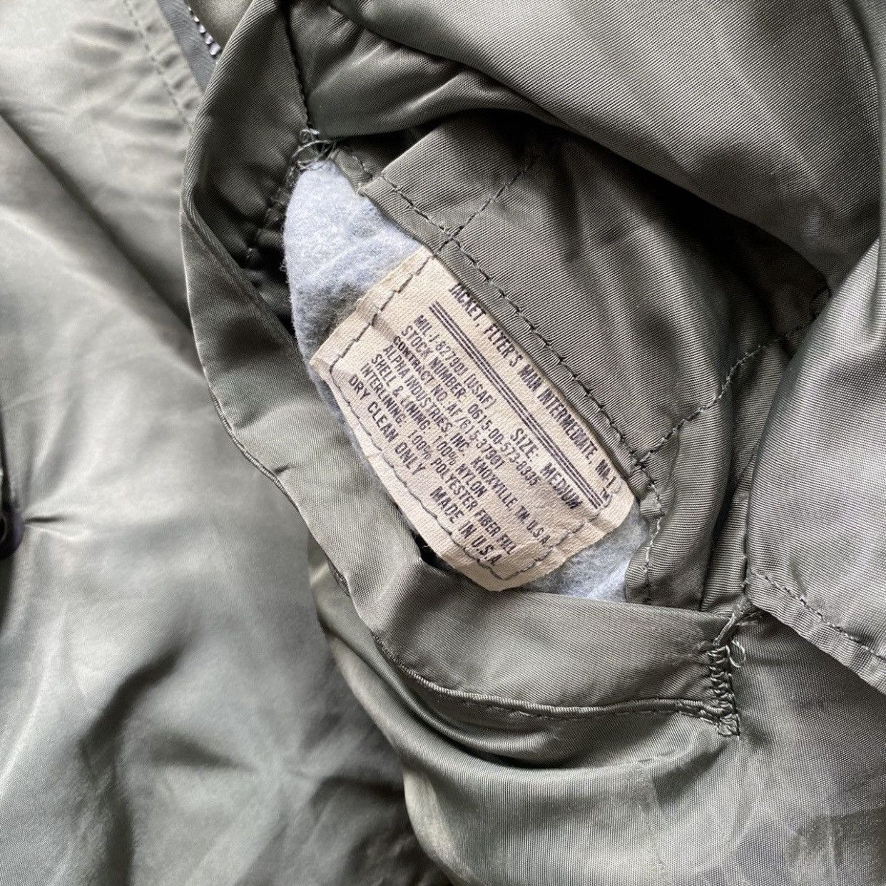 Alpha Industries Vintage Alpha Industries U.S Air Force Bomber Jacket MA-1 Size US M / EU 48-50 / 2 - 9 Thumbnail