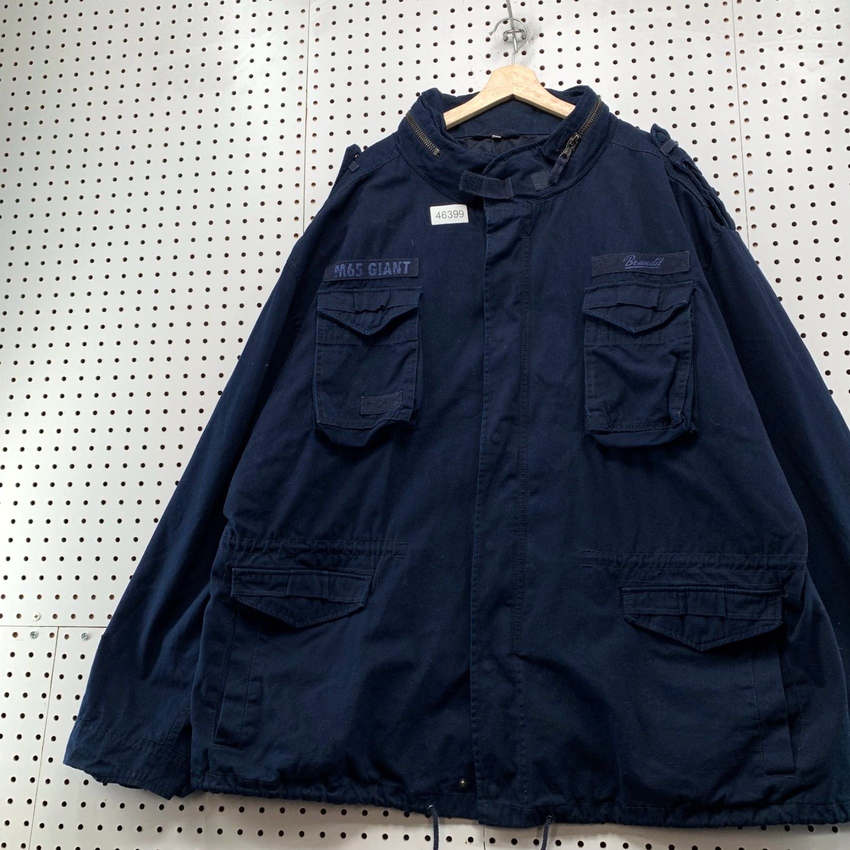 Vintage Brandit M65 Giant Military Jacket Mens 6XL Navy Blue Field Coat Heavyweight Jacket Mens 6XL Navy Blue Military Jacket Field Coat Heavyweight Size US XXL / EU 58 / 5 - 4 Thumbnail