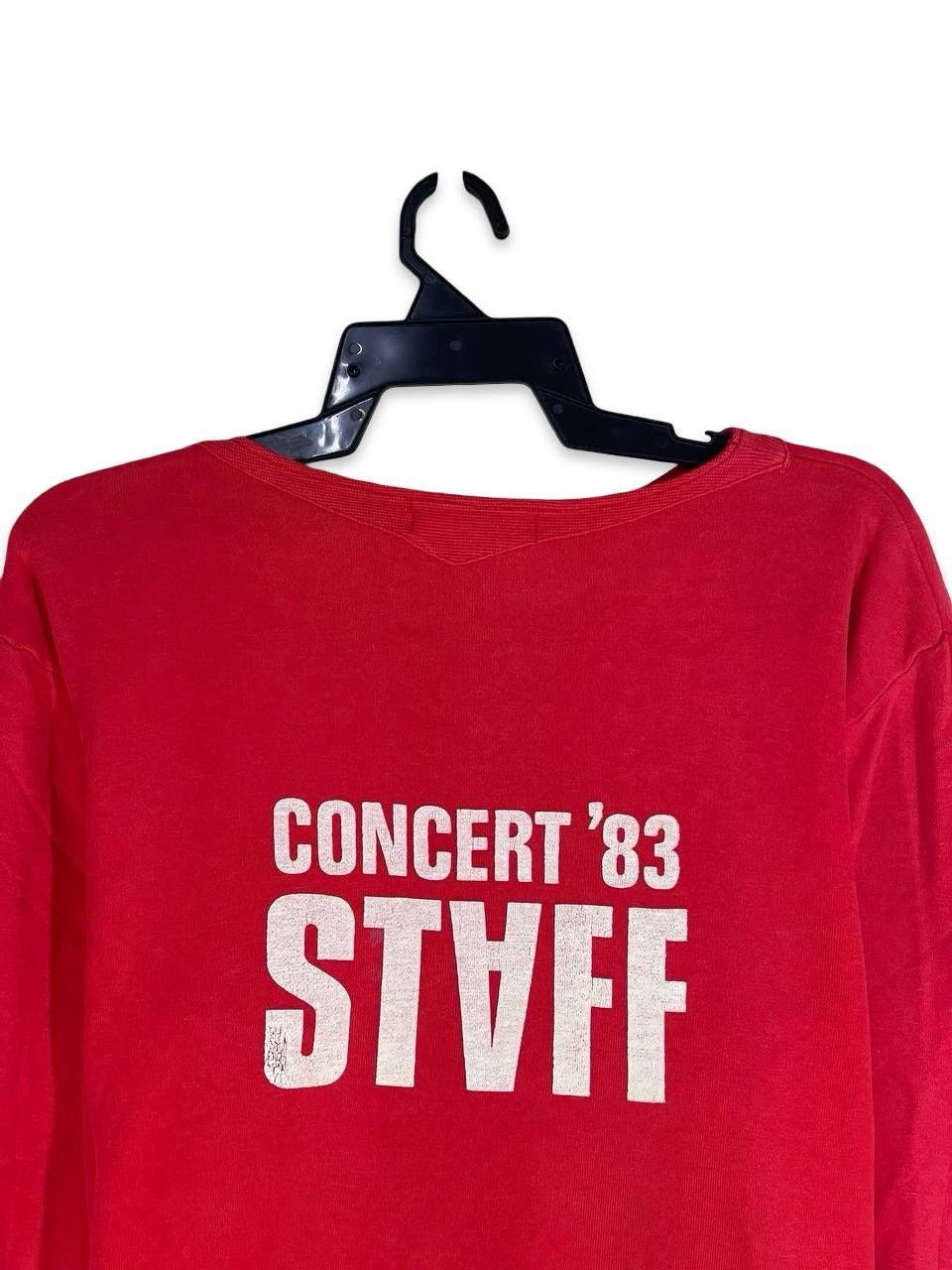 Other Vintage 80s 1983 music scene concert staff sweatshirt L Size US L / EU 52-54 / 3 - 4 Thumbnail