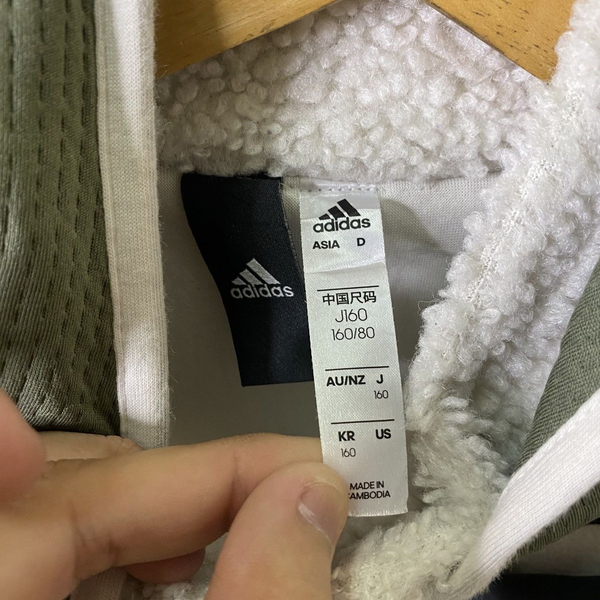 Adidas Vintage Y2K Adidas Deep Pile Fleece Jacket Size US S / EU 44-46 / 1 - 3 Thumbnail