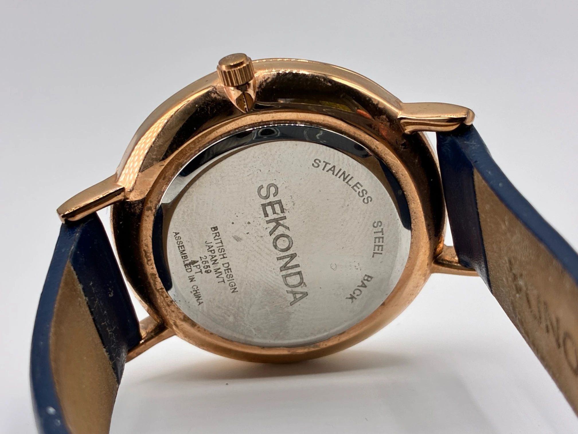 Other Sekonda Japanese Blue Mother of Pearl Rose Gold Tone Watch Size ONE SIZE - 2 Thumbnail