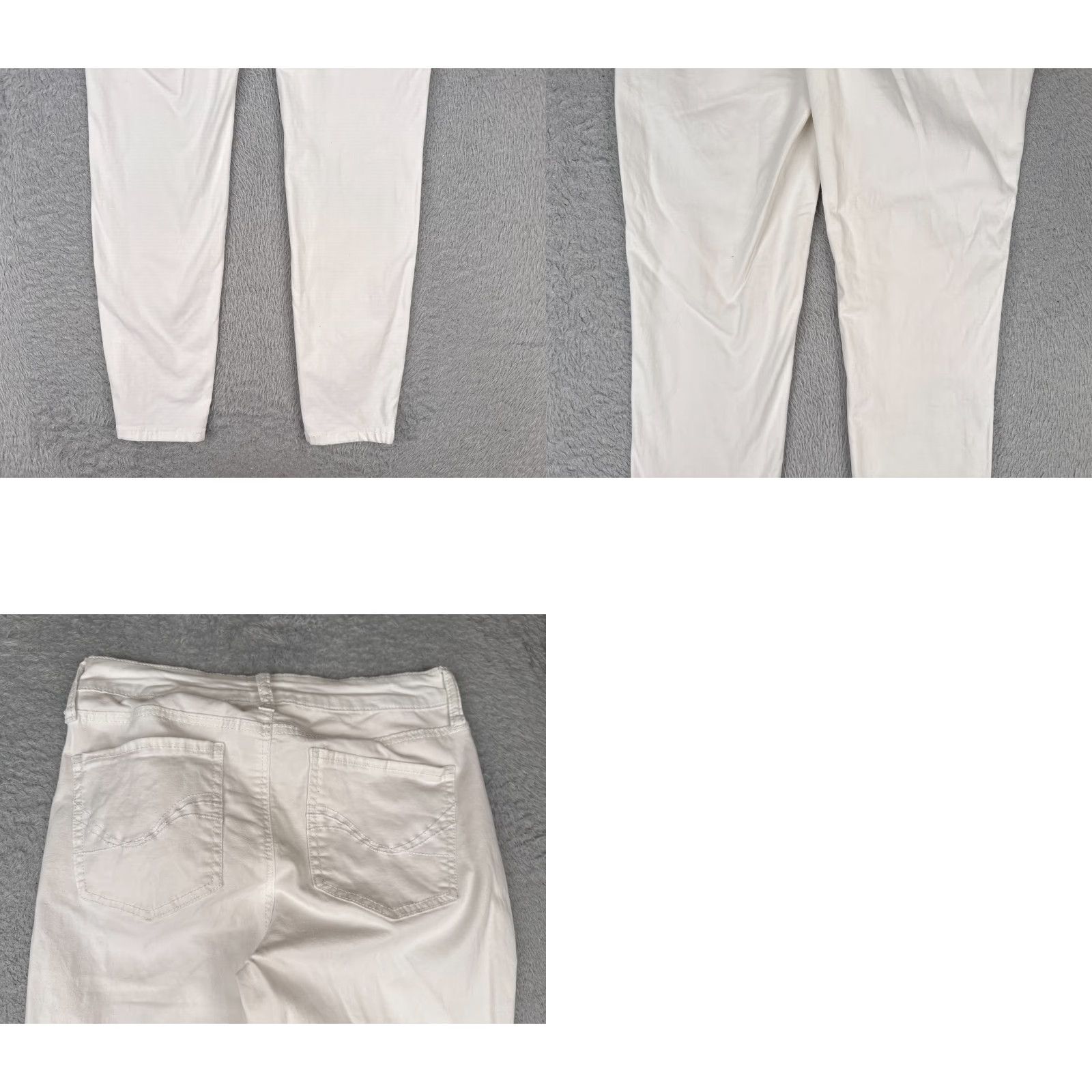 Vintage SO Jeans Juniors White Denim Jegging Low Rise 26x29 5 Pocket Cotton Blend Stretch Women Jeans 90s American Designer Vintage No Size 27" / US 4 / IT 40 - 10 Thumbnail