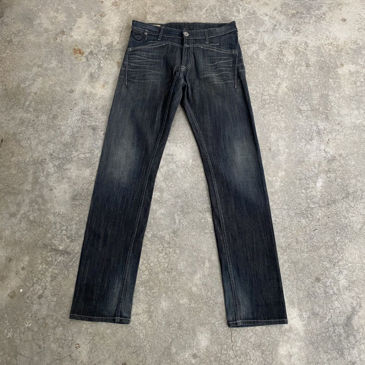 Marithe + Francois Girbaud 2000’s Vintage M. Francois Girbaud Slim Fit Stacked Jeans Size US 33 - 1 Thumbnail