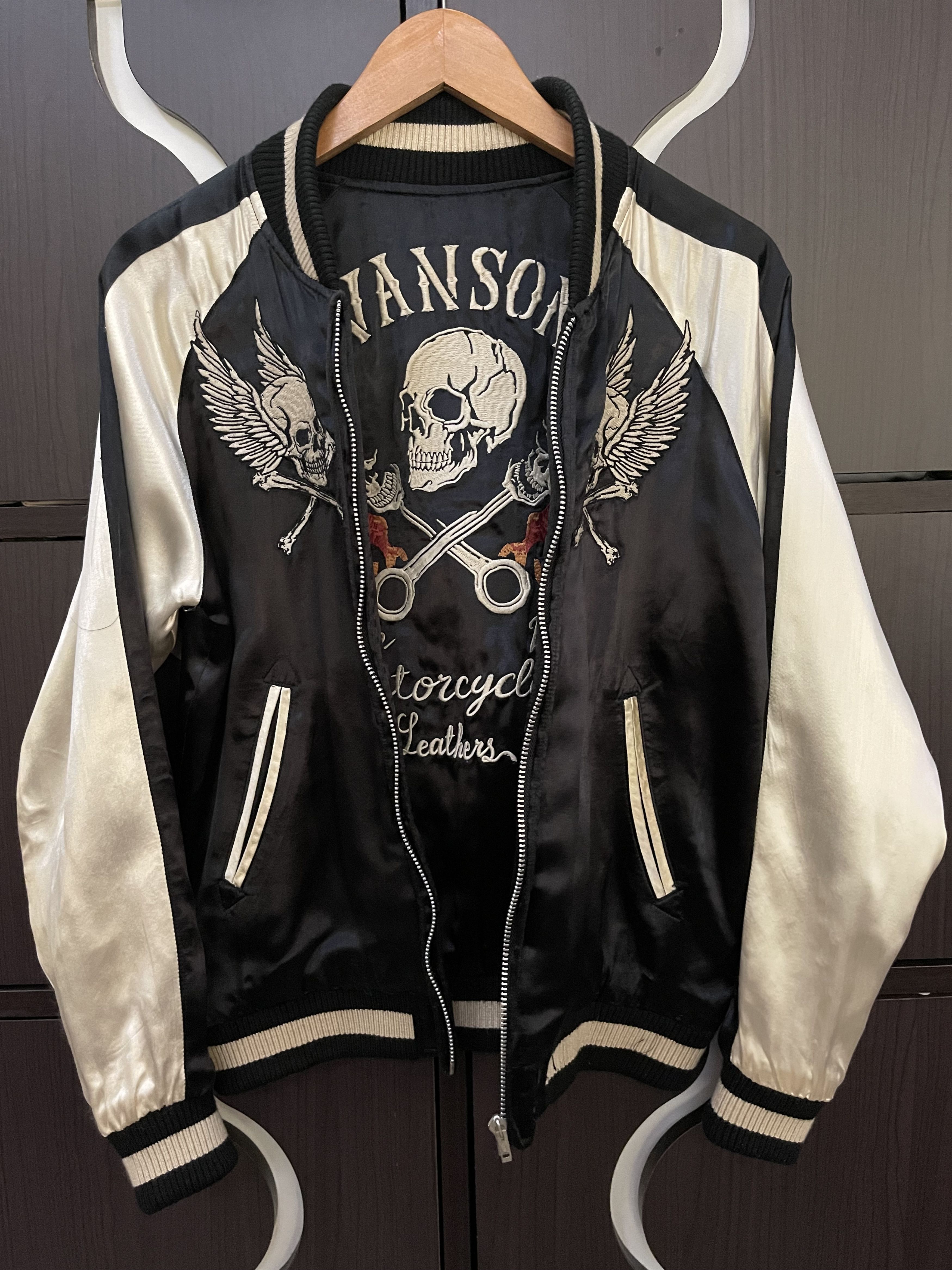 Vanson Leathers スカジャン Vanson Leather Jacket – Askannyc