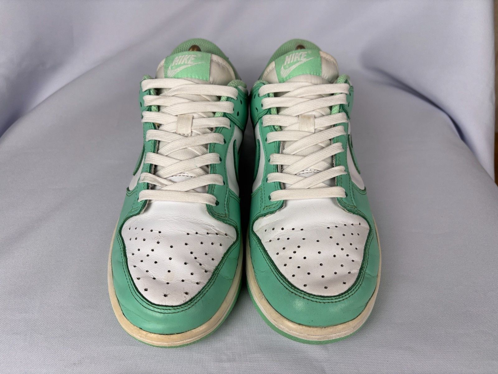 Nike Nike Dunk Low Green Glow White Low Sneakers US 8 UK 5.5 Size US 8 / IT 38 - 2 Thumbnail