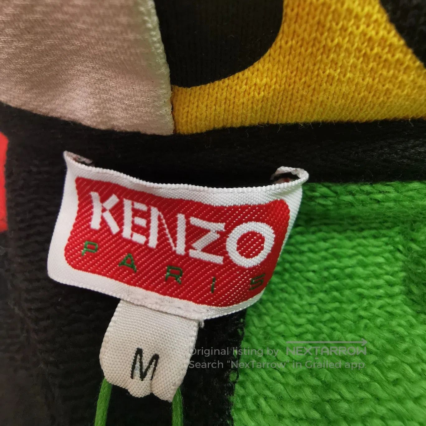 Kenzo Kenzo M Multicolor Cotton Hoodie. Size US M / EU 48-50 / 2 - 1 Thumbnail