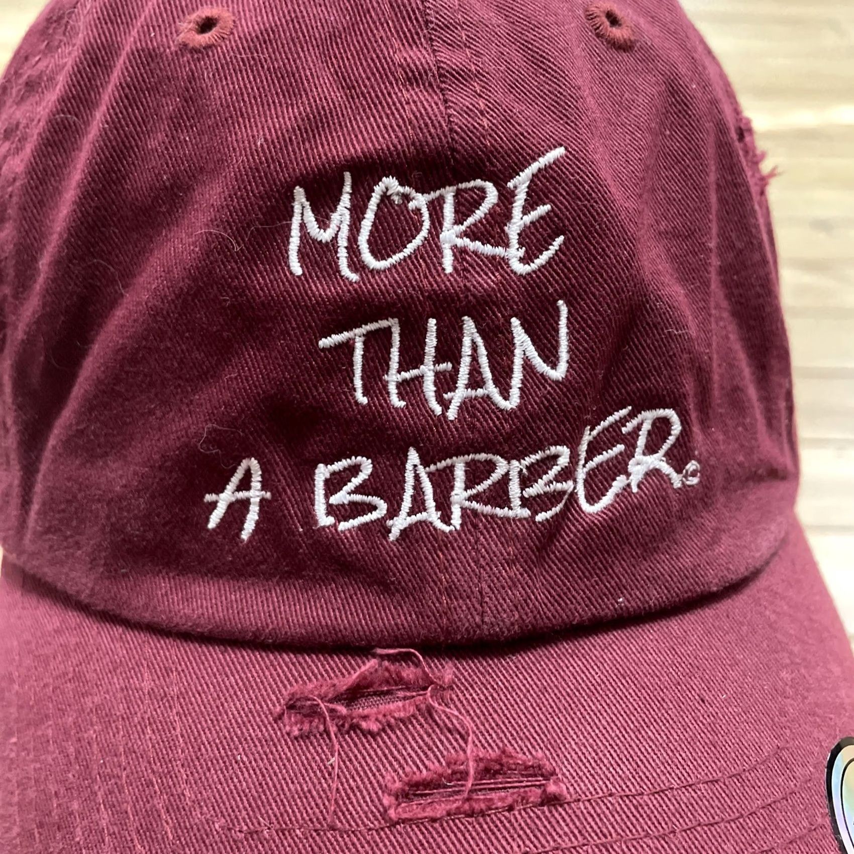 Vintage VINTAGE Kbethos Hat More than a Barber Stylist Cap Baseball Cap Mens One Size Red Thrash NEW Size ONE SIZE - 5 Thumbnail