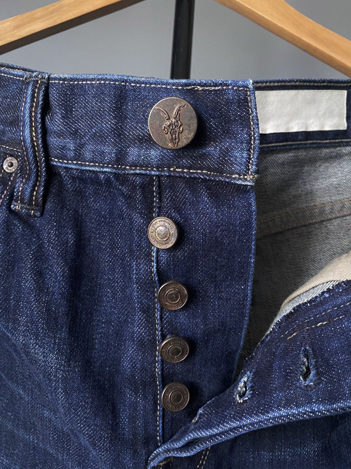 Allsaints Allsaints Deathstar Iggy Selvedge Distressed Denim Shorts Size US 32 / EU 48 - 10 Thumbnail