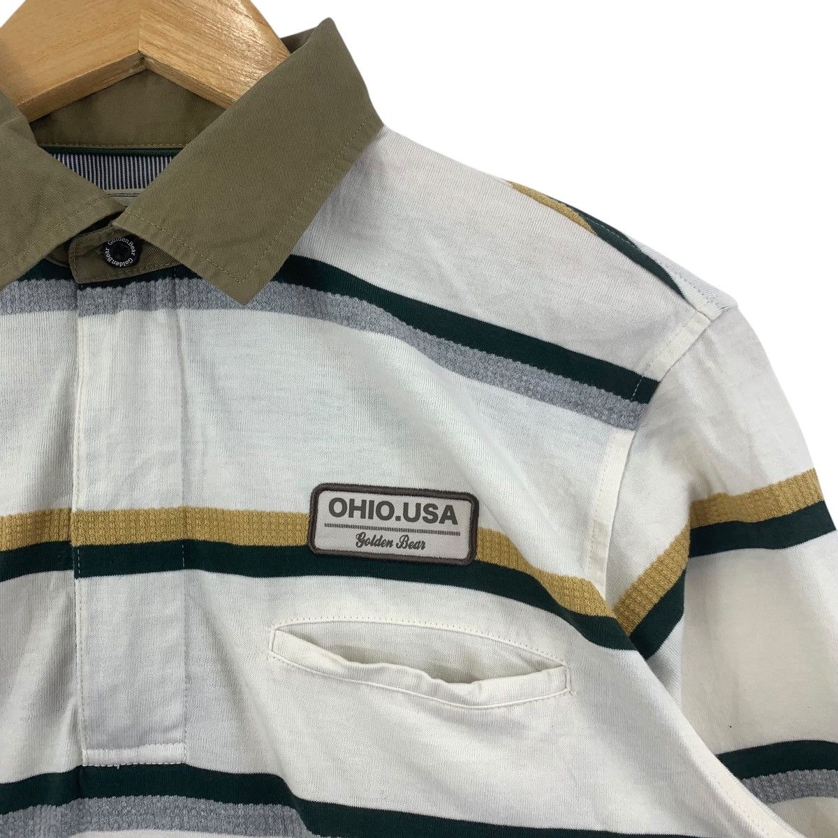 Golden Bear Vintage GOLDEN BEAR USA Ohio Collection Polo Tee Shirt Top Size US M / EU 48-50 / 2 - 5 Thumbnail