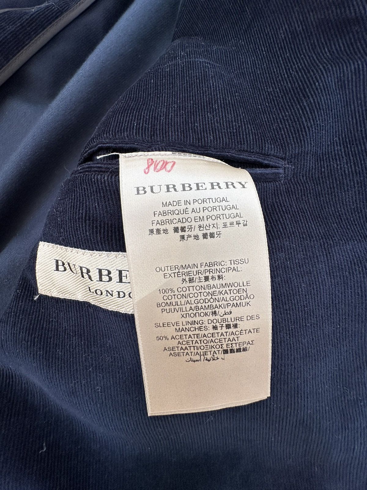 Burberry RRP890€ BURBERRY CORDUROY JACKET BLAZER Size 52R - 11 Thumbnail
