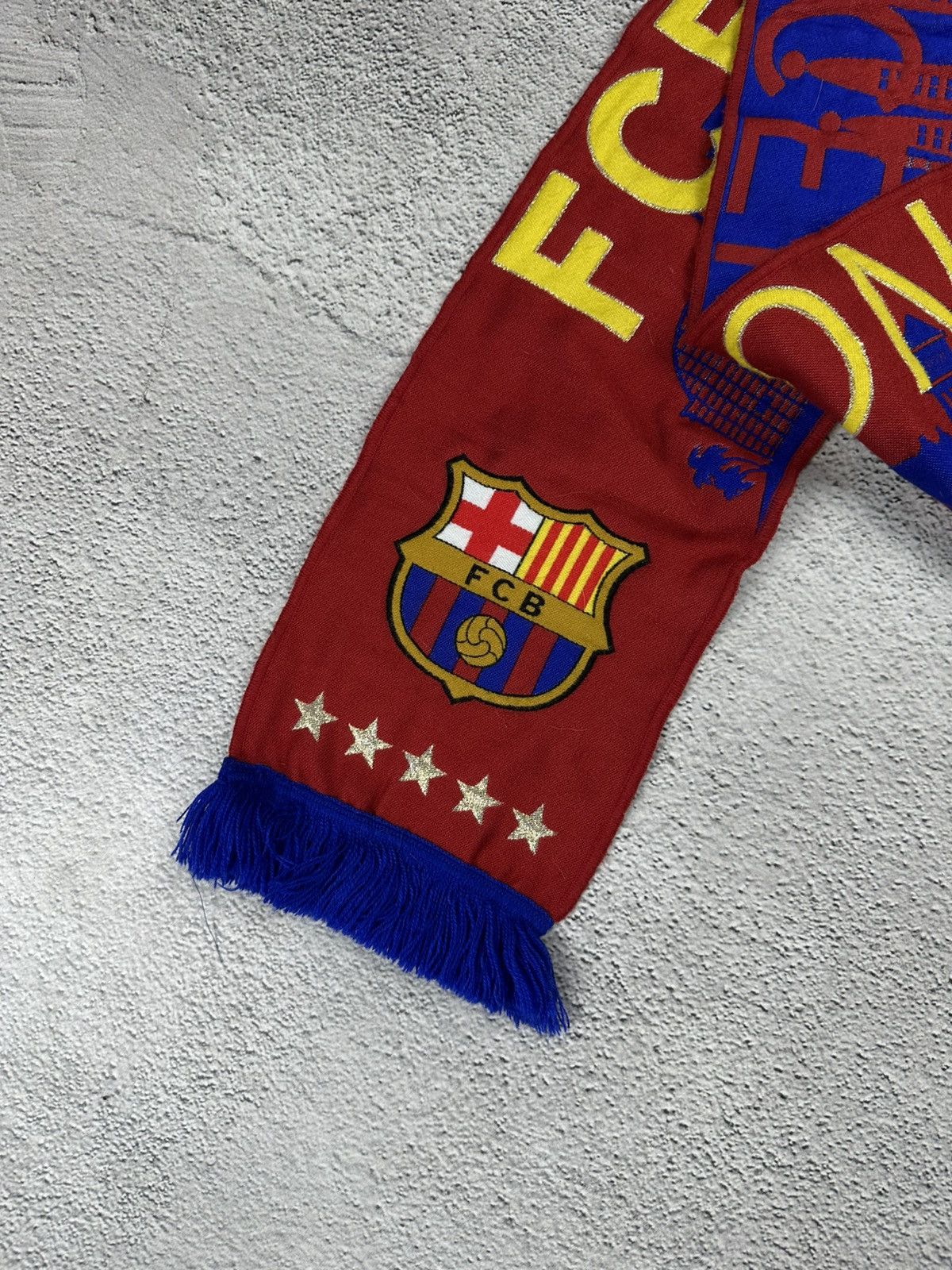 Other Vintage FC Barcelona Scarves Soccer Jersey Football Blockcor Size ONE SIZE - 4 Thumbnail