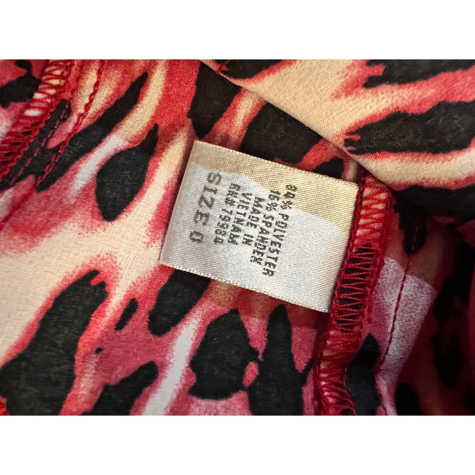Chicos Chico’s Top Size 0 NWT Animal Print Zip Front Blouse Jacket Size S / US 4 / IT 40 - 6 Thumbnail