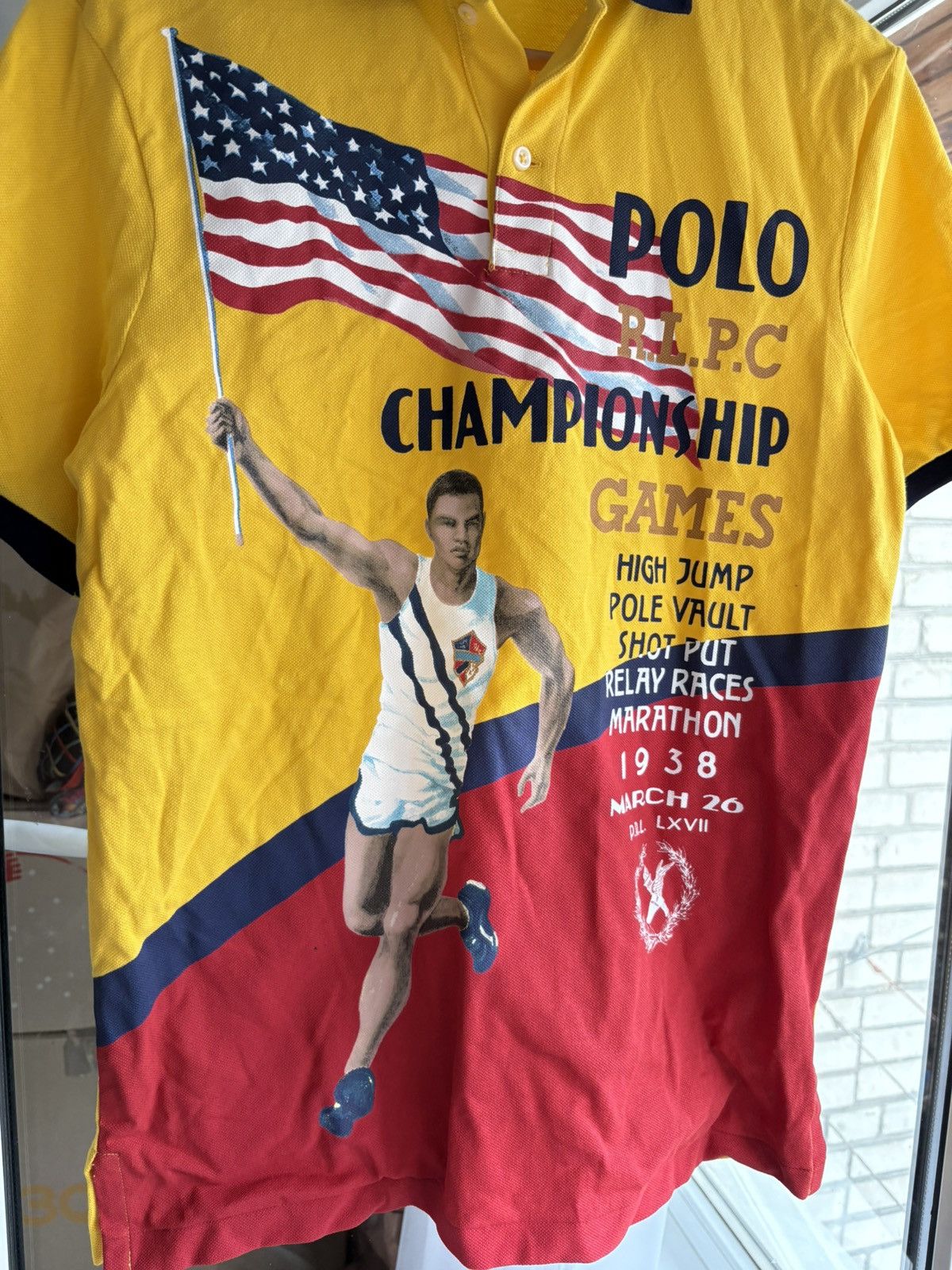 Polo Ralph Lauren Vintage Marathon Polo Ralph Lauren T-shirt Size US S / EU 44-46 / 1 - 3 Thumbnail