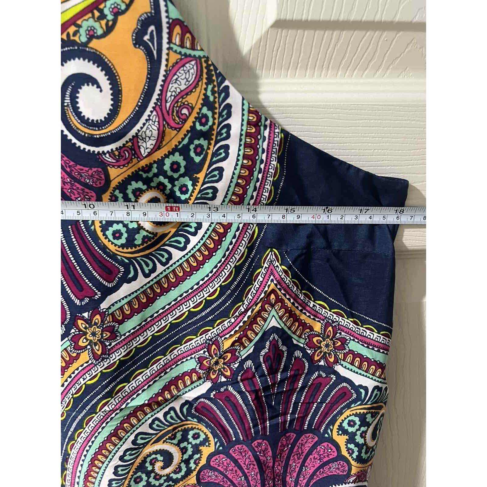 Rene Caovilla Renee C. Women Racer Back Print Tank Top Camisole L A000044 Size L / US 10 / IT 46 - 5 Thumbnail