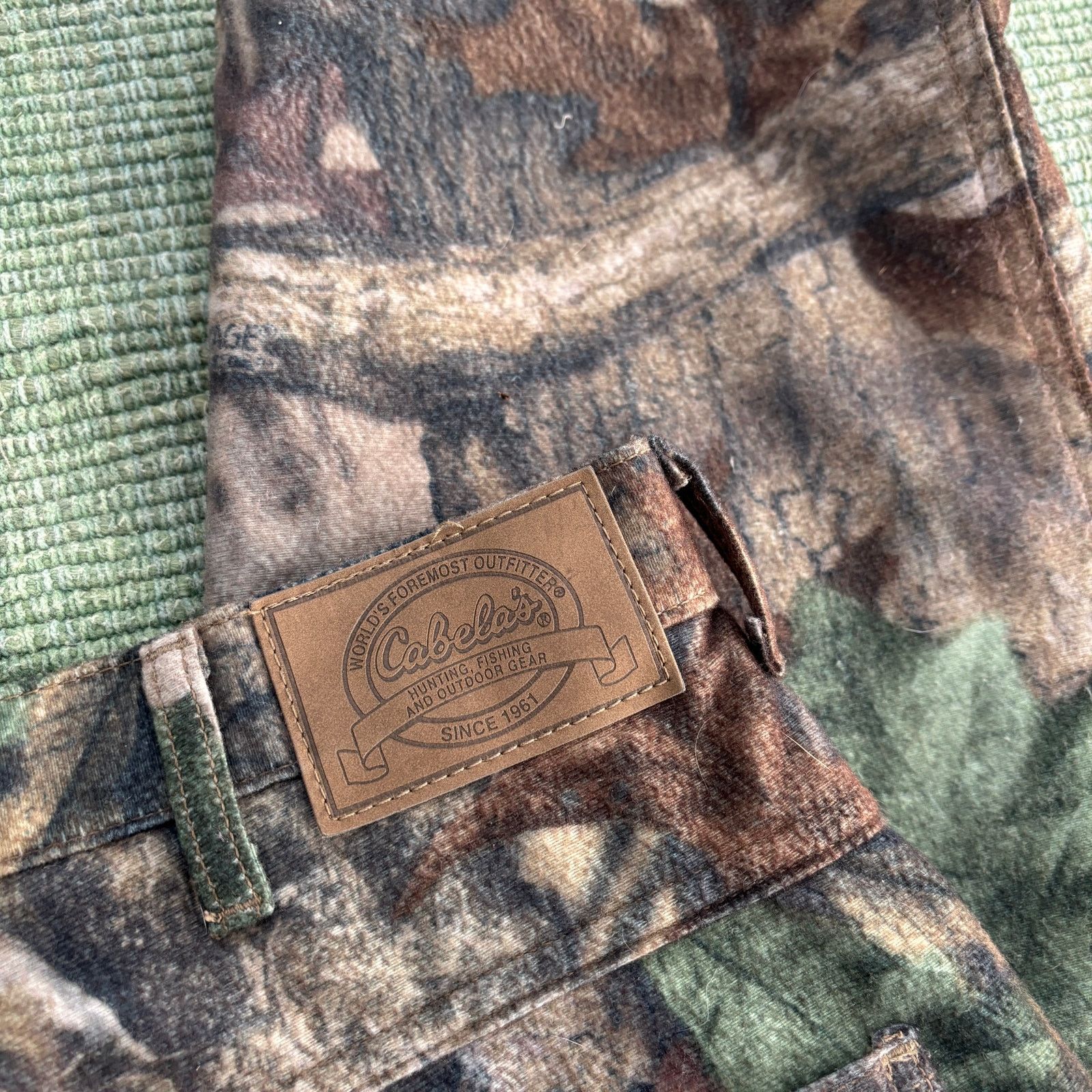 Cabelas × Vintage Vintage 2000s Cabela's camo straight leg cargo pants 34x30 Size US 34 / EU 50 - 7 Thumbnail