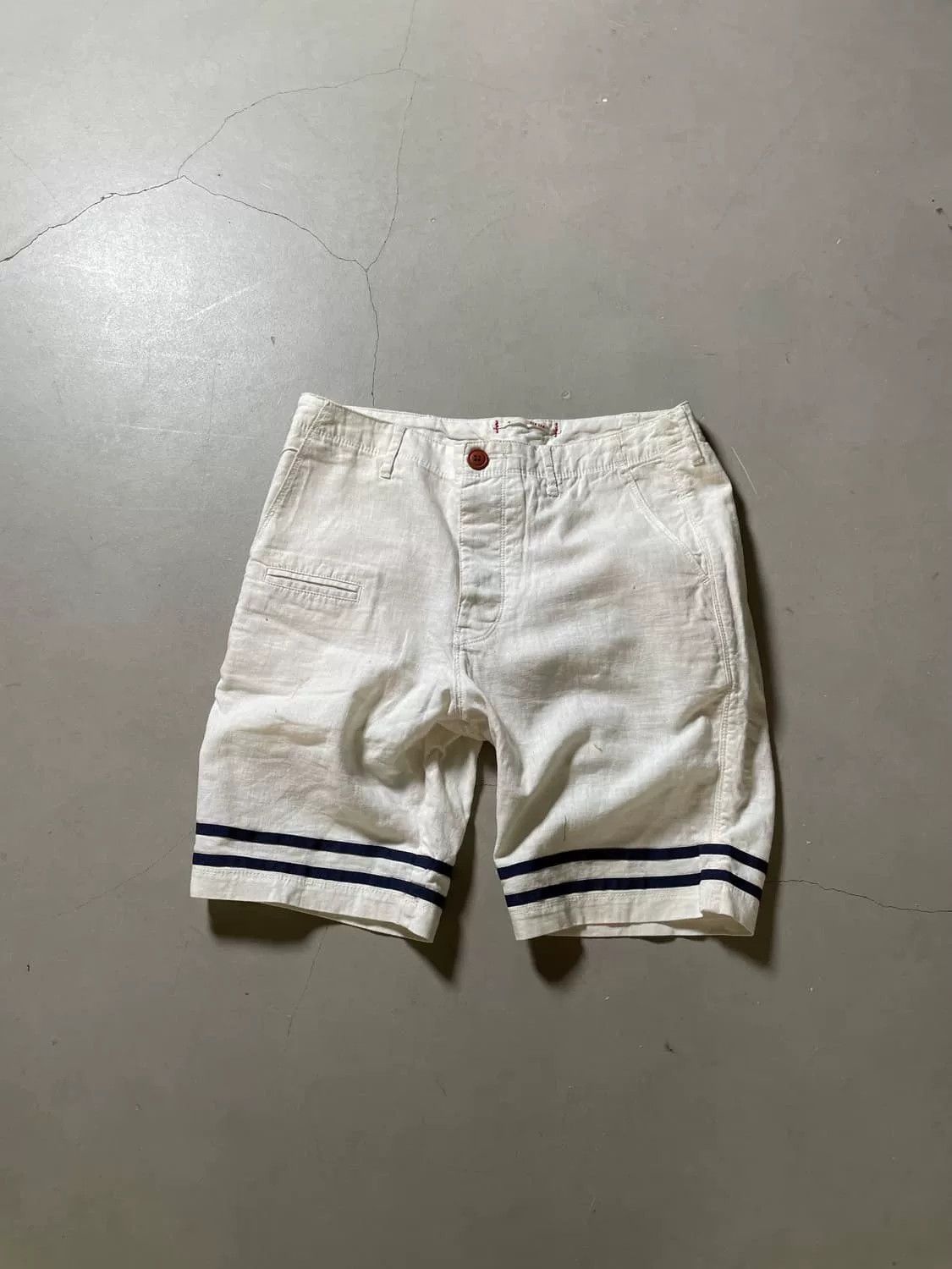 Vintage Vintage 90s Retro Sailor Shorts Size US 28 / EU 44 - 1 Thumbnail
