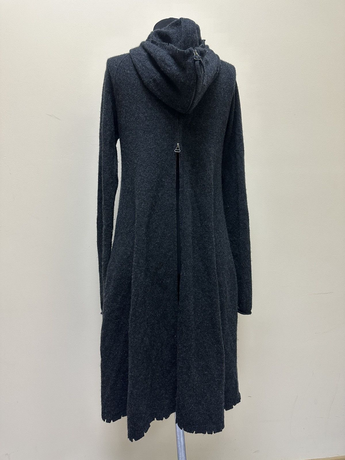 Japanese Brand × Rundholz Rundholz DIP Black Label Avant Garde Zip Hooded Wool Jacket Size S / US 4 / IT 40 - 9 Thumbnail