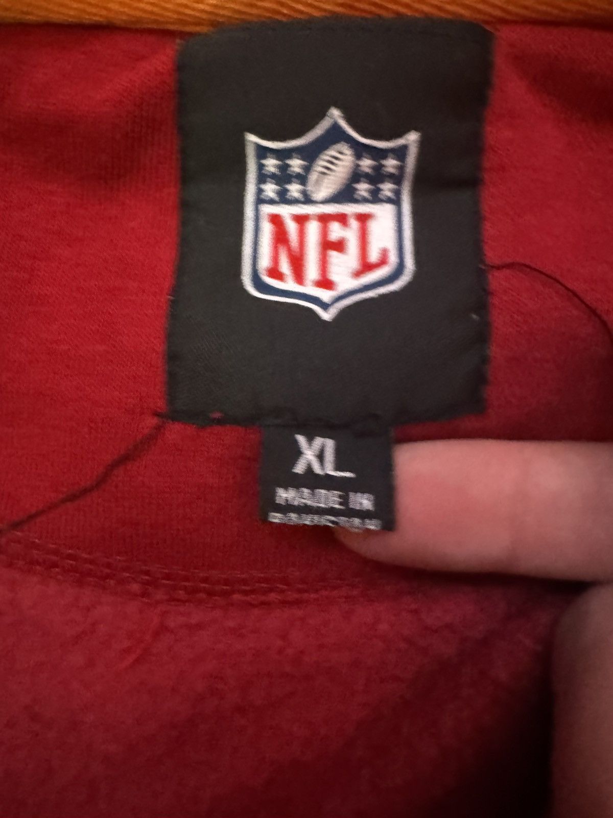 NFL Vintage Redskins NFL Football zip up Size US XL / EU 56 / 4 - 2 Thumbnail