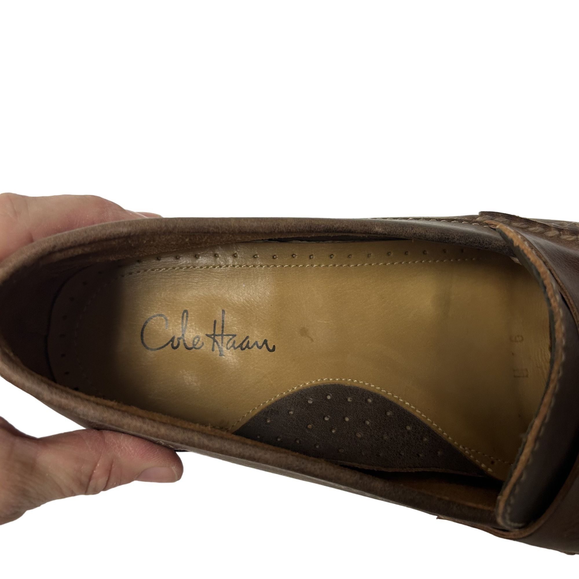 Cole Haan Cole Haan Oiled Leather Casual DRESS Shoe KILTIE Tassel Shoe Size US 9 / EU 42 - 2 Thumbnail