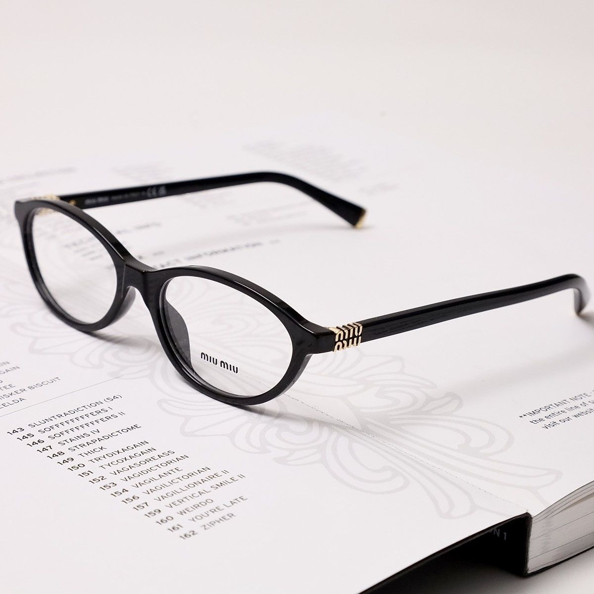 Miu Miu MIU MIU 0MU 09XV GLASSES Size ONE SIZE - 2 Thumbnail