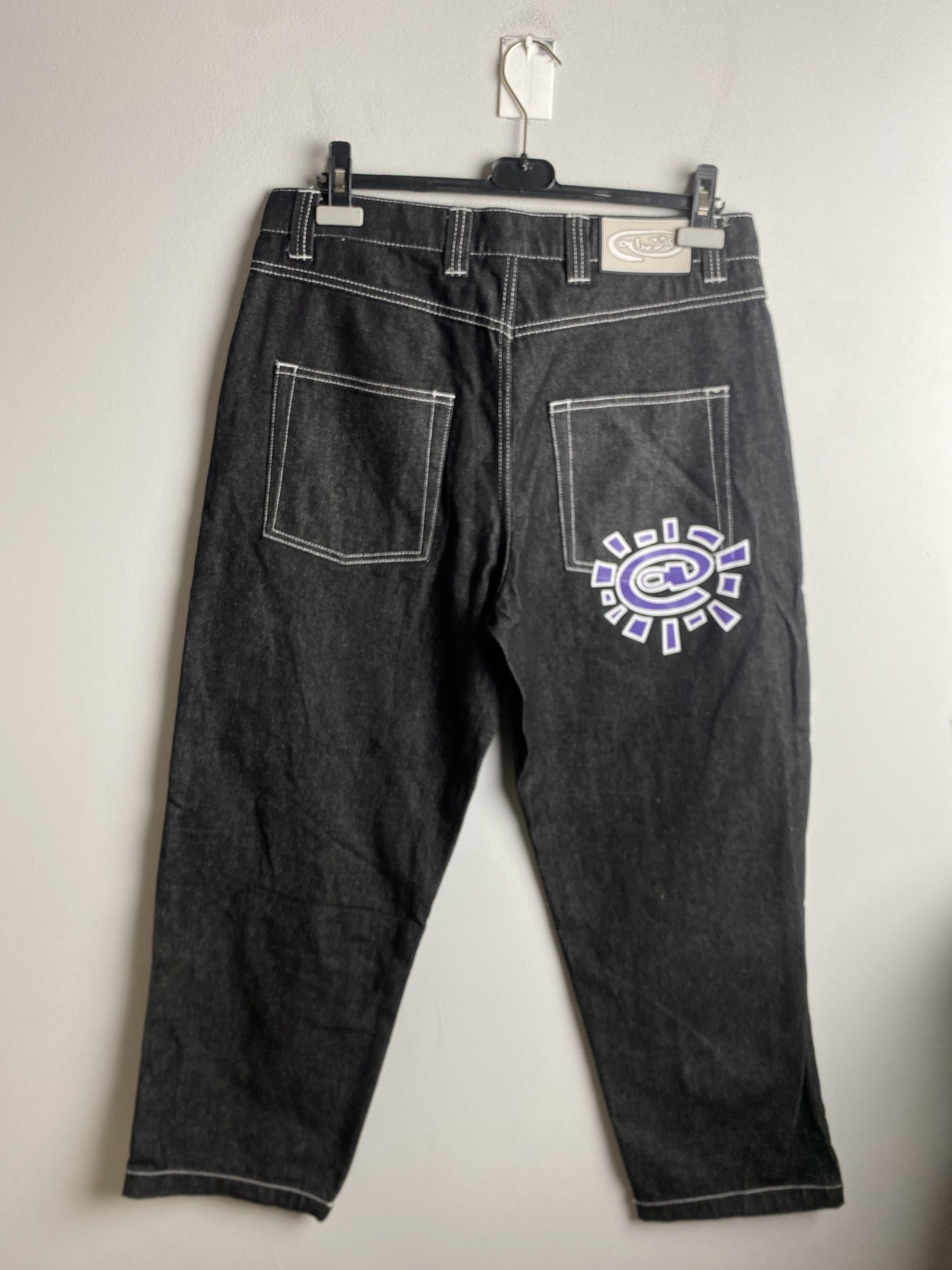 Affliction × Vintage Vintage printed jeans baggy denim pants Size US 34 / EU 50 - 1 Thumbnail