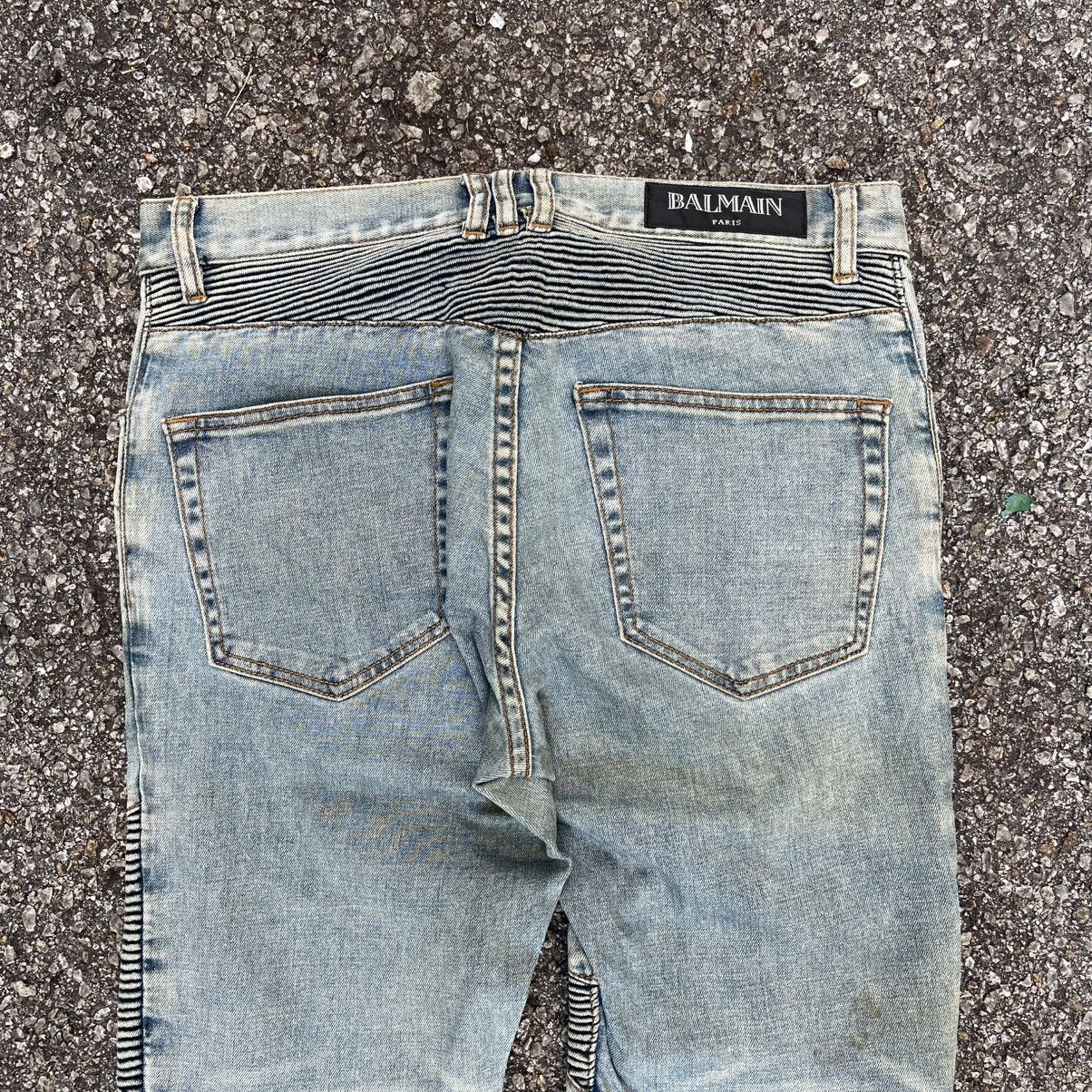 Balmain Balmain Biker Jeans Size US 30 / EU 46 - 15 Thumbnail