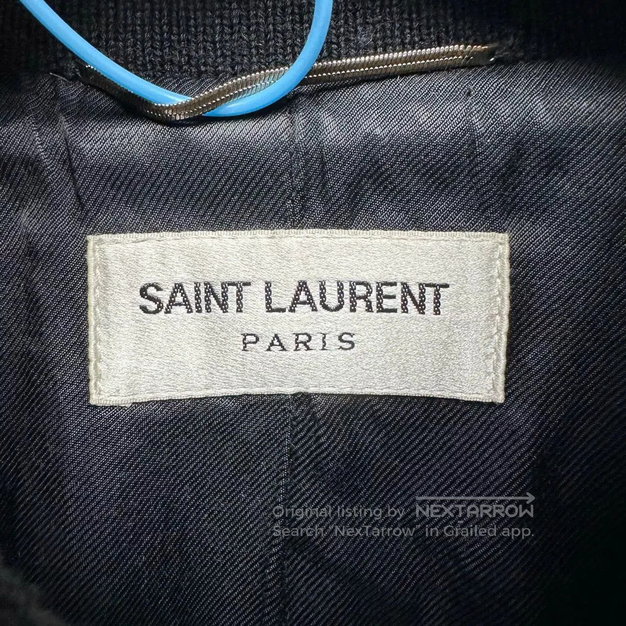 Saint Laurent Paris Saint Laurent Black White Baseball Jacket. Size US M / EU 48-50 / 2 - 3 Thumbnail